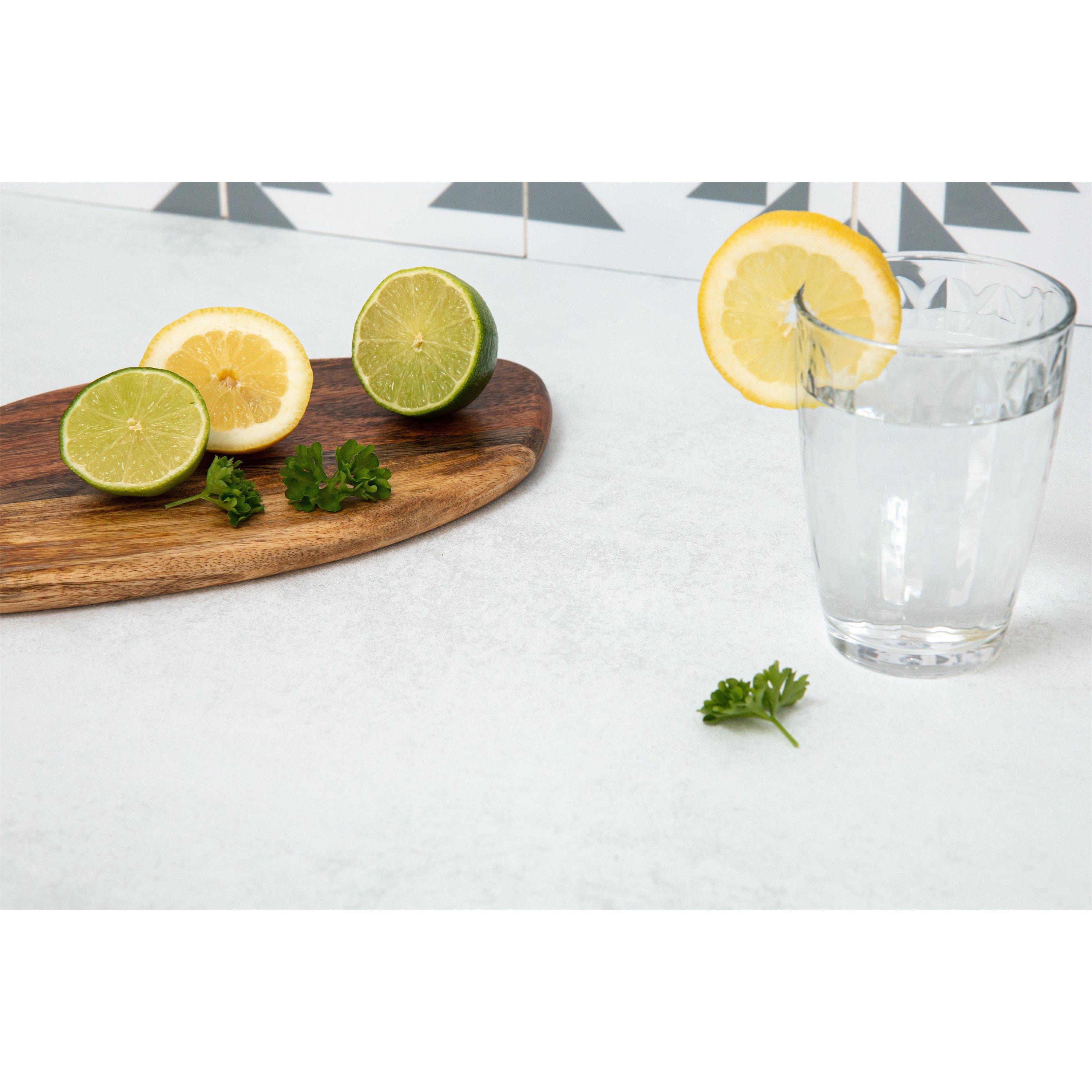 White - D C Fix - dc fix Concrete White Self Adhesive Vinyl Wrap - 5