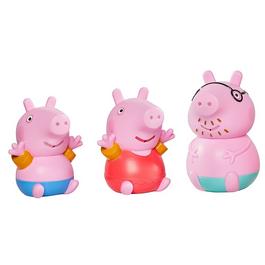 Peppa Pig GAME PEPPA PIG DADDY PIG PEPPA And GEORGE BATH SQUIRTERS