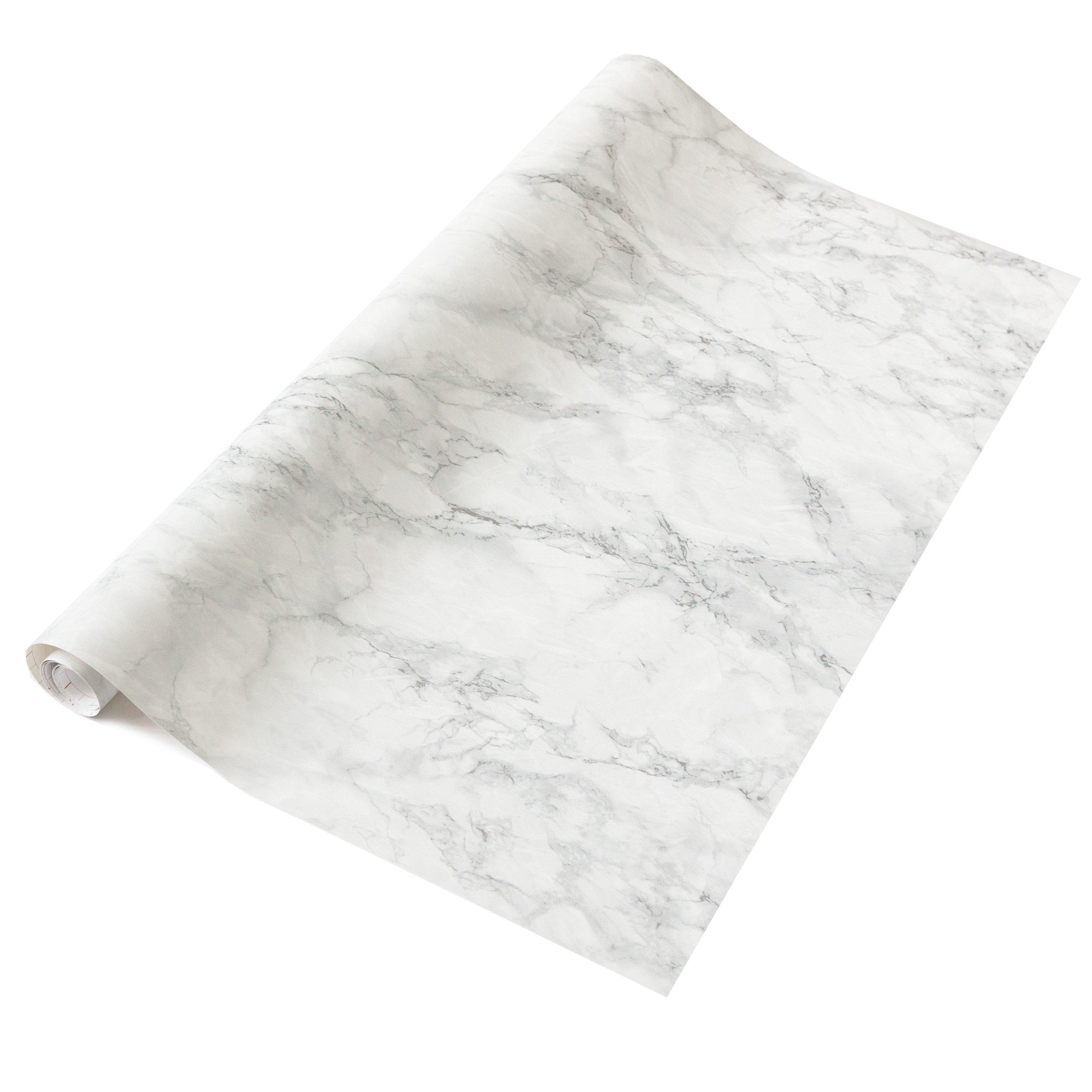 Silver - D C Fix - Cortes Silver Self Adhesive Vinyl Wrap - 1