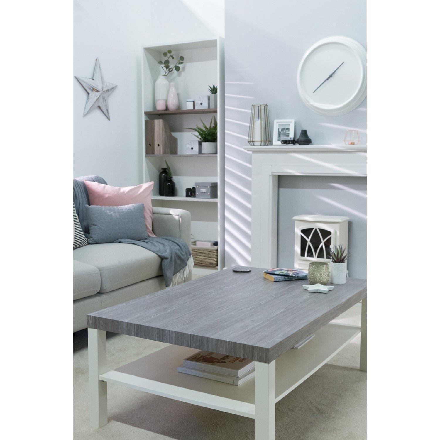 Grey - D C Fix - dc fix Oak Sheffield Grey Self Adhesive Vinyl Wrap - 5