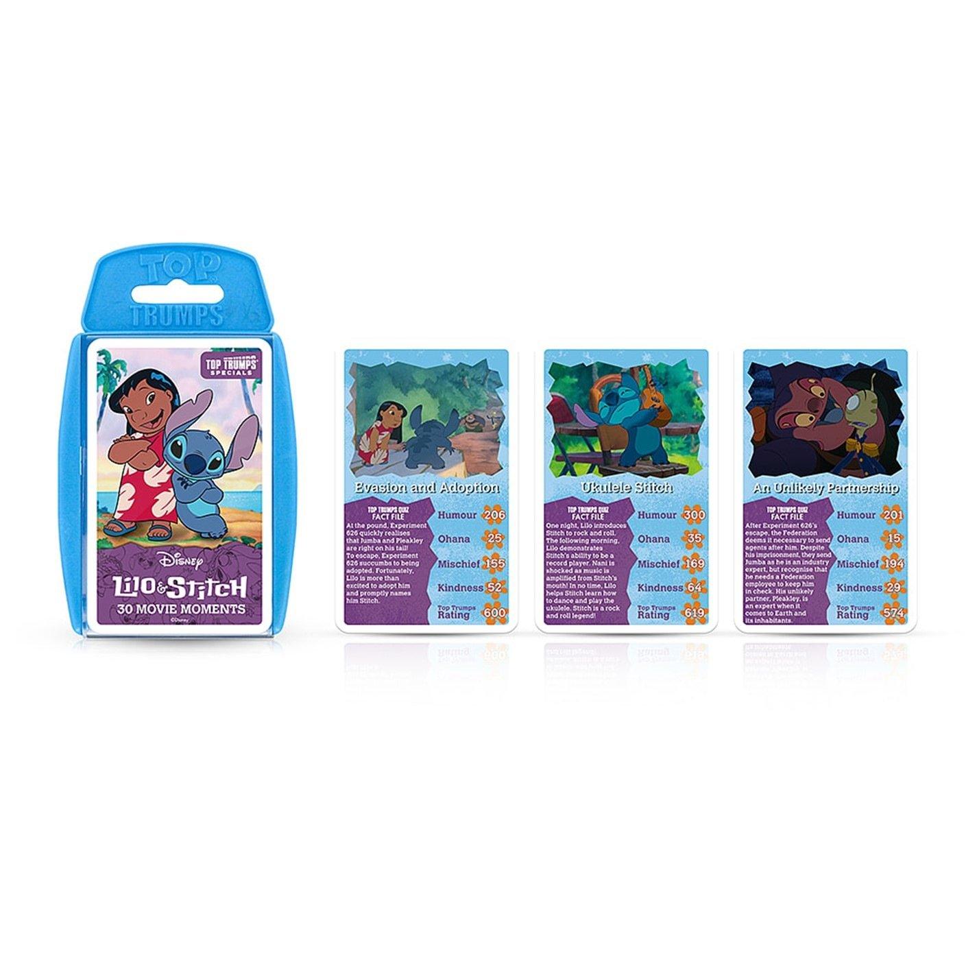 Marchandise - Disney - TOP TRUMPS LILO AND STITCH MOVIE MOMENTS - 1