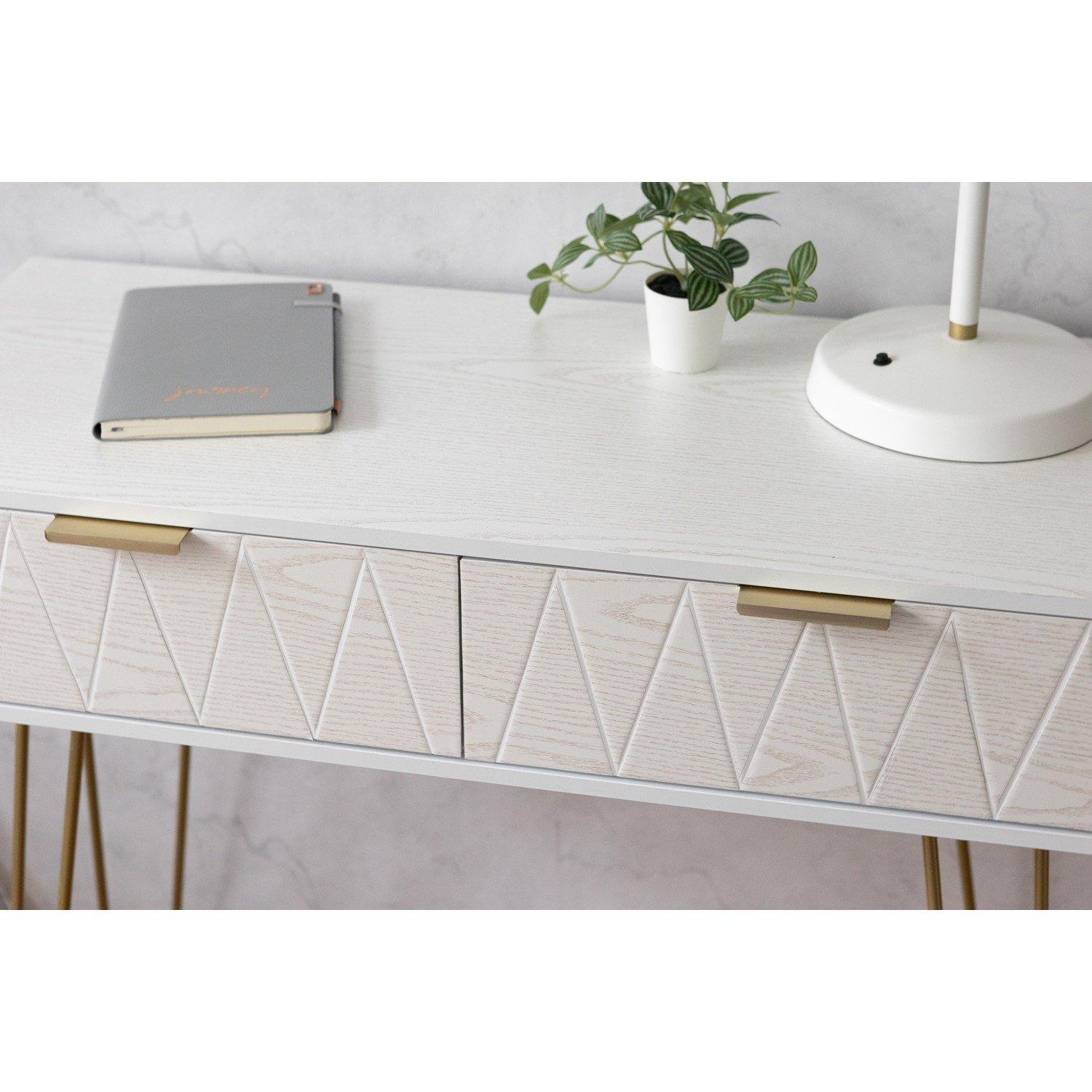 White - D C Fix - dc fix Pearlwood White Self Adhesive Vinyl Wrap - 4