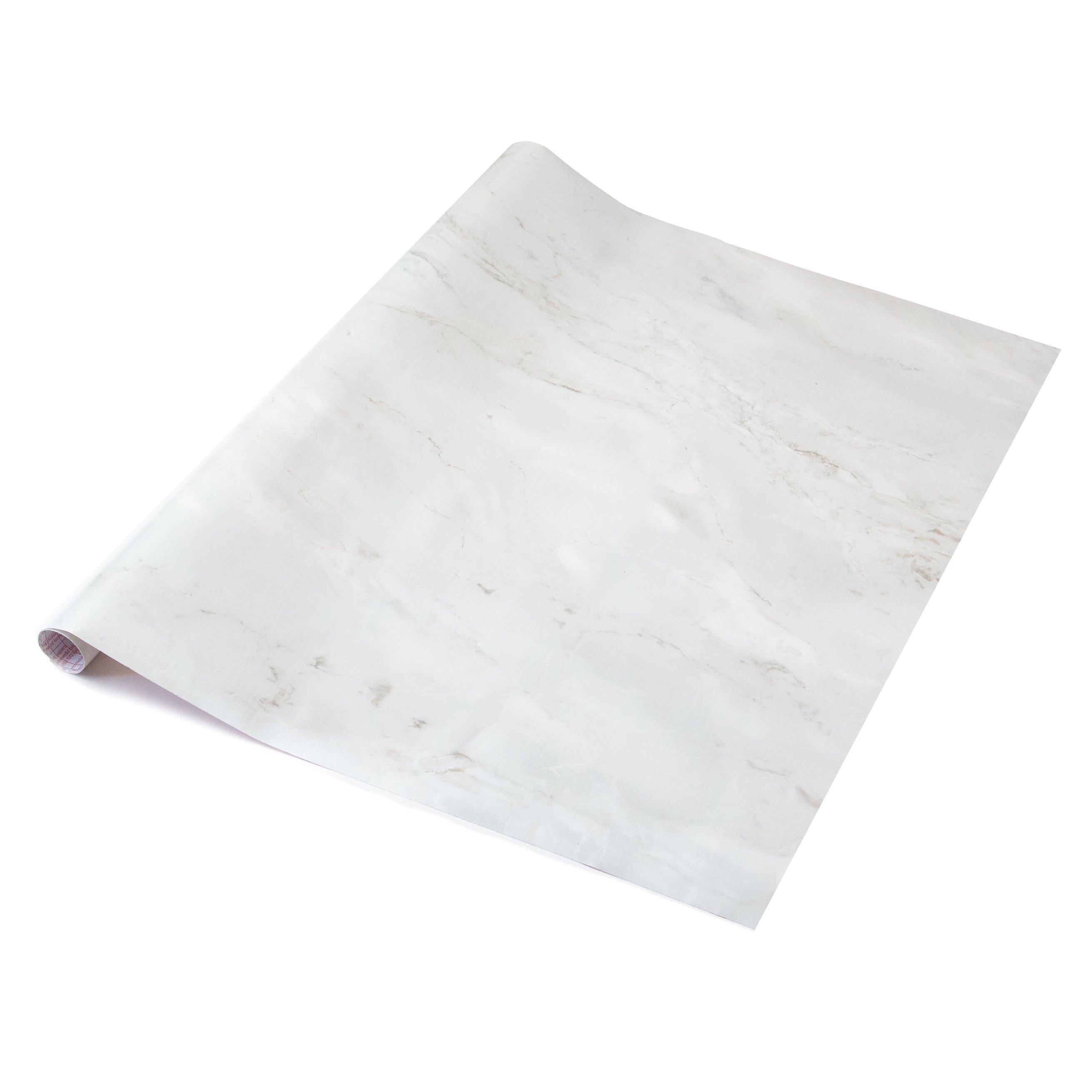 White - D C Fix - dc fix Romeo Matt White Self Adhesive Vinyl Wrap - 1