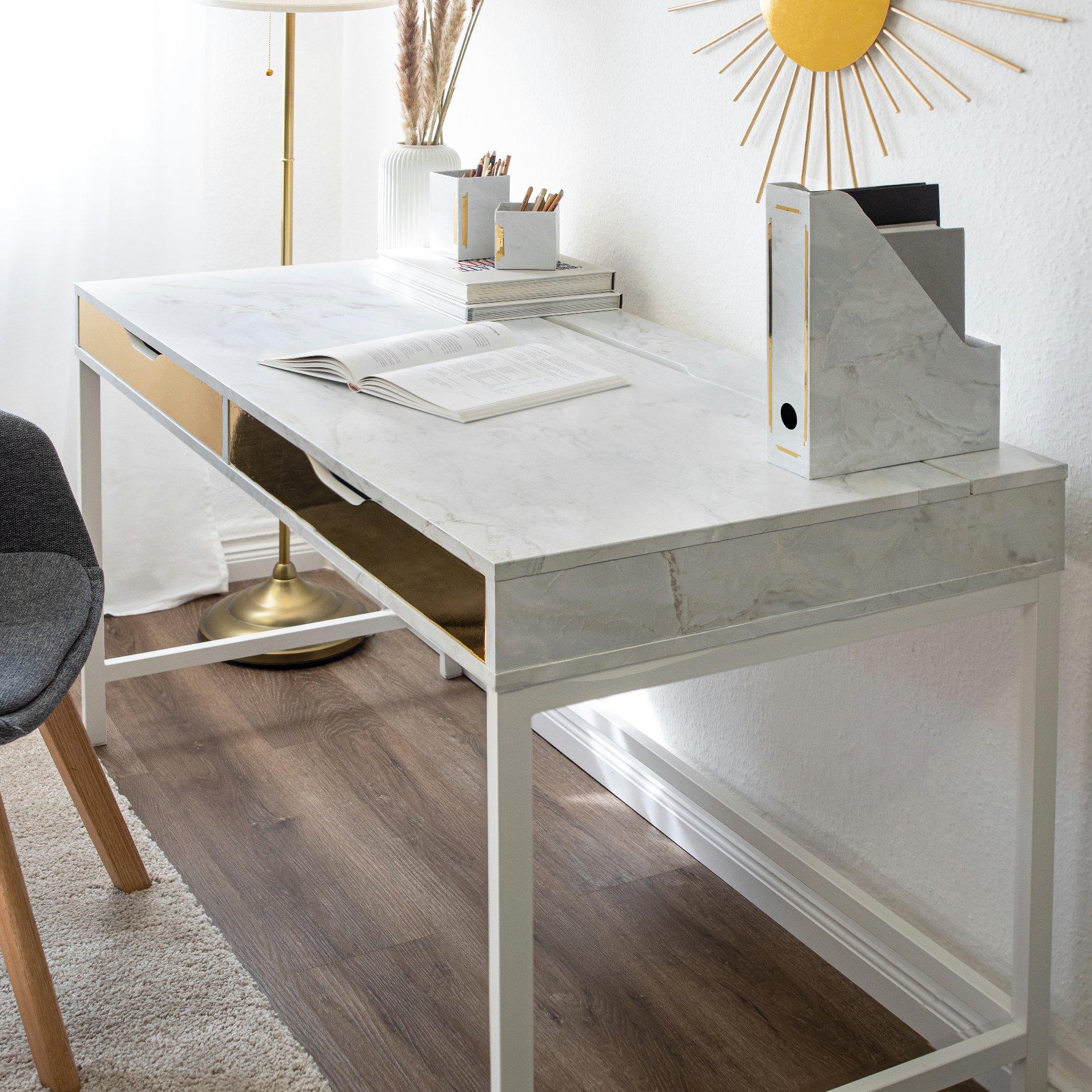 White - D C Fix - dc fix Romeo Matt White Self Adhesive Vinyl Wrap - 3