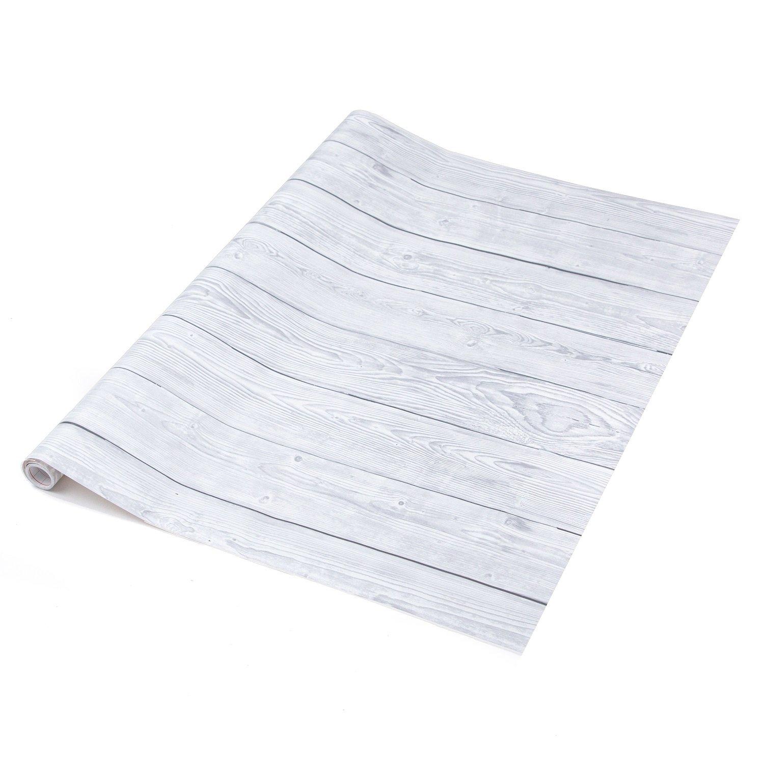Grey - D C Fix - dc fix Shabby Wood Self Adhesive Vinyl Wrap - 1