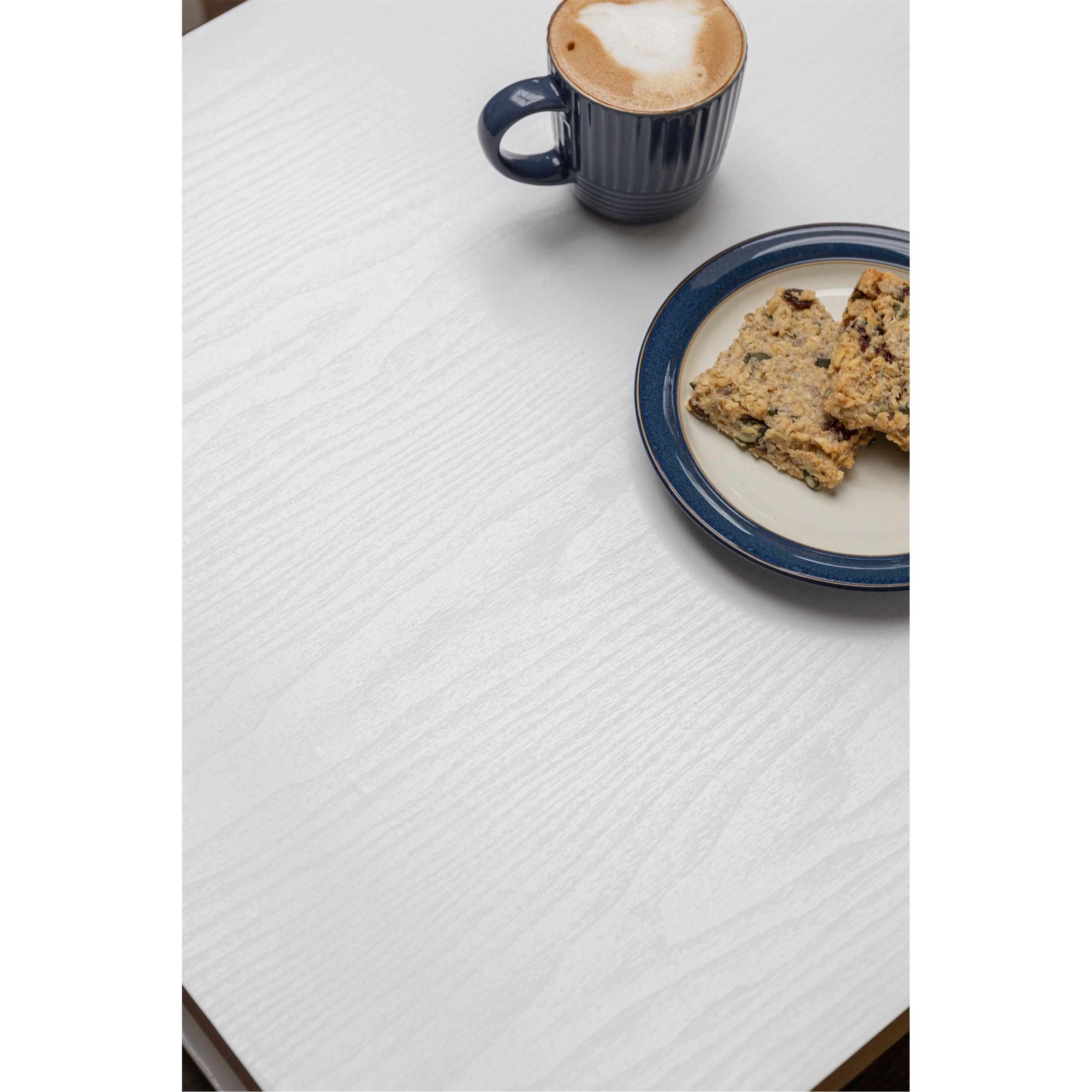 White - D C Fix - dc fix Whitewood Matt Self Adhesive Vinyl Wrap - 2