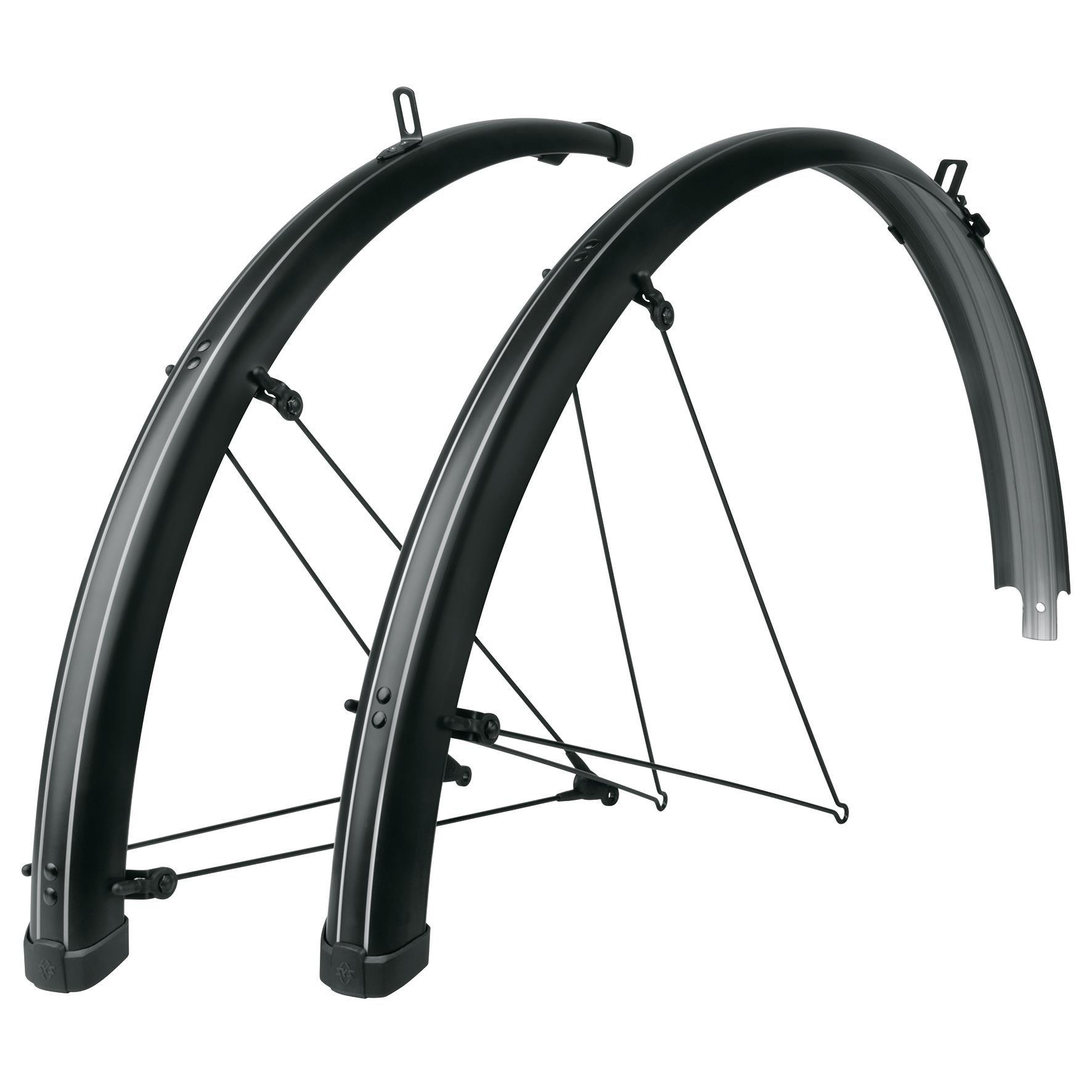 Black/Grey - SKS - Bluemels Stripes Mudguard Set