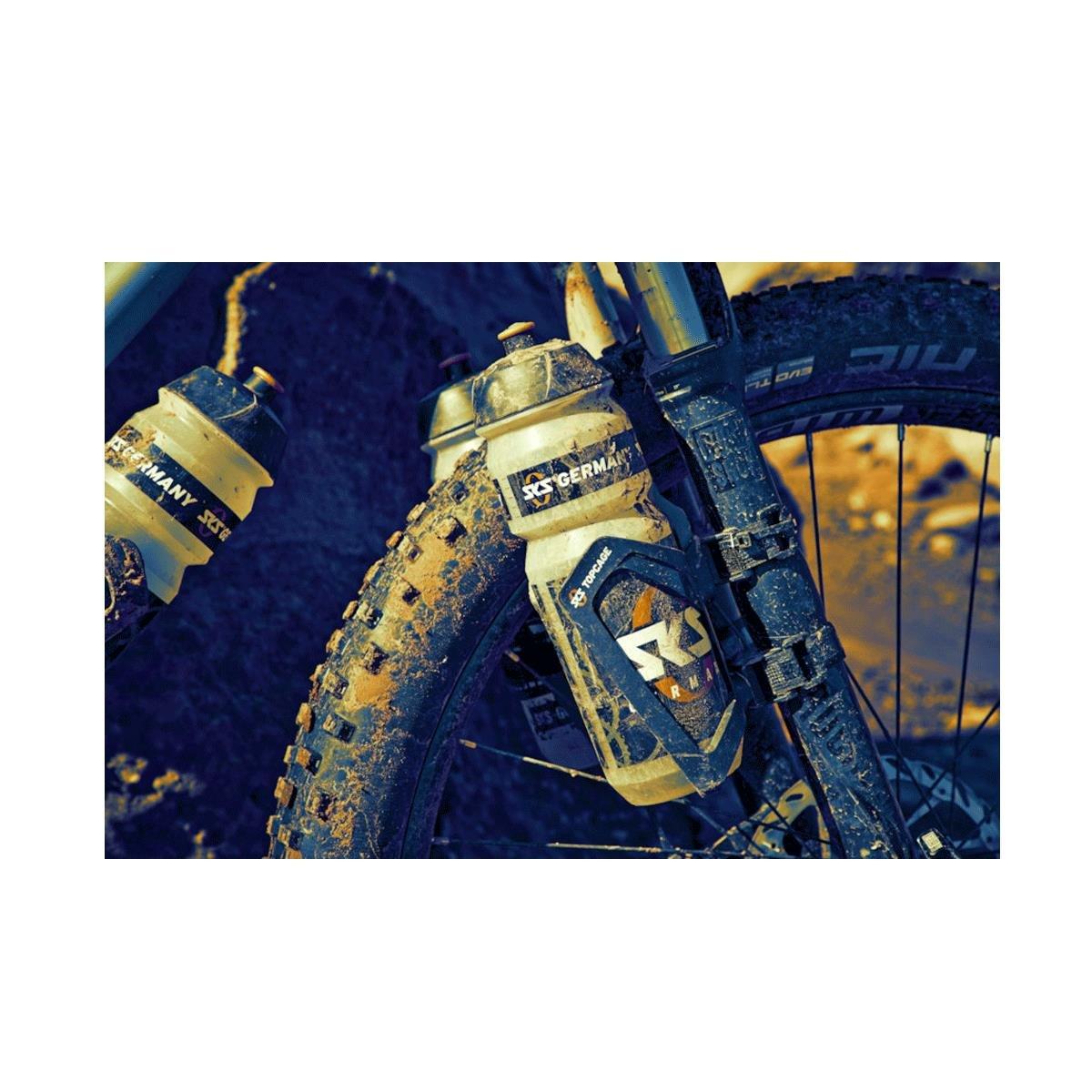 Black - SKS - Anywhere Bottle Cage Adapter Including Topcage - 6