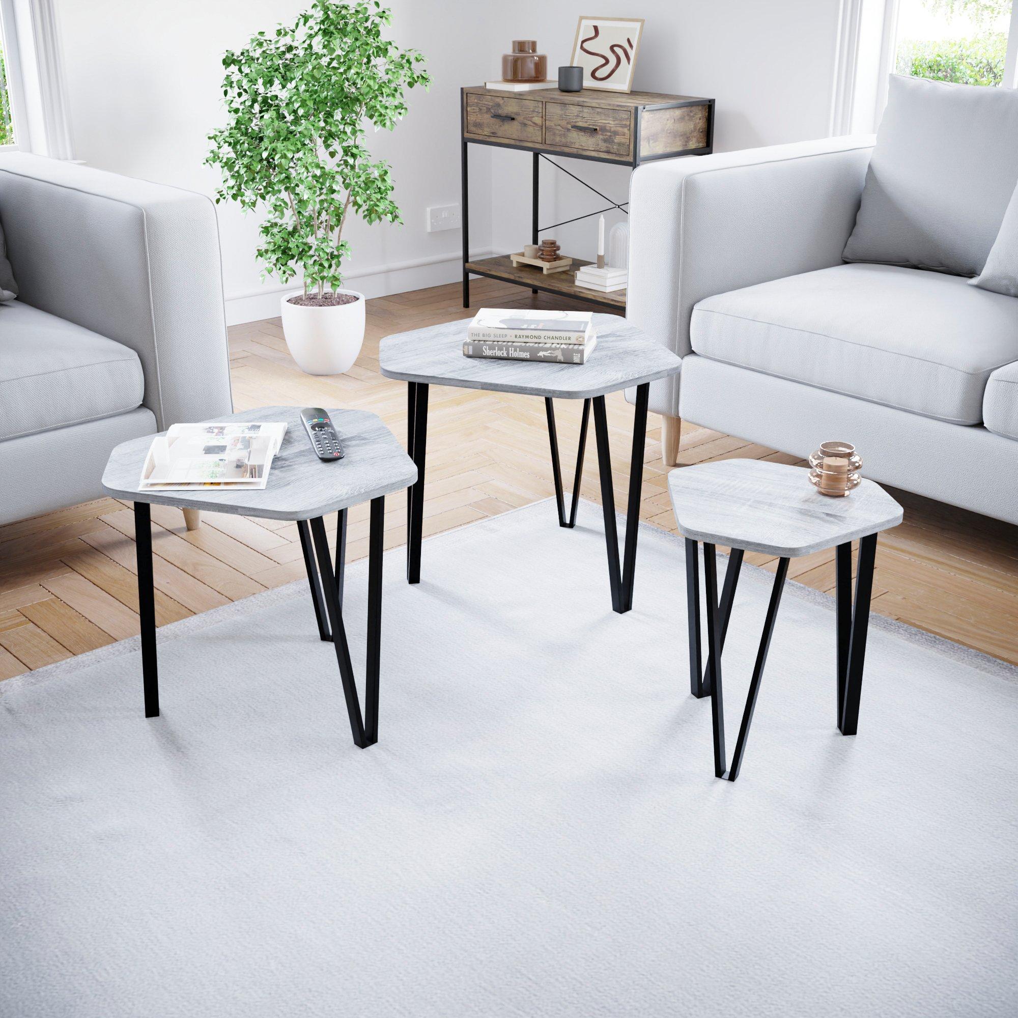 Vida Designs Brooklyn Nest of 3 Tables