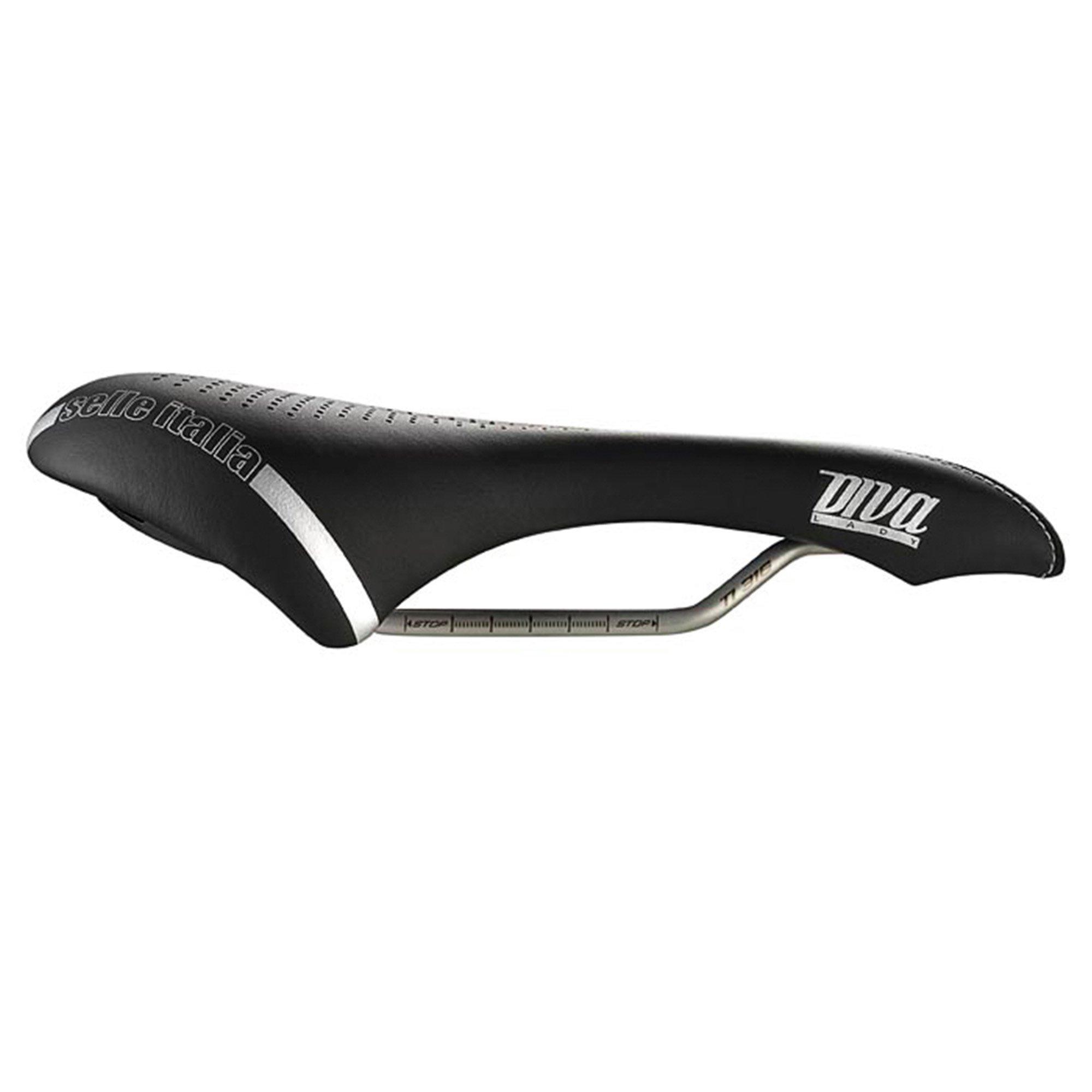 Black - Selle Italia - Diva Gel TI316 Superflow Saddle - 2