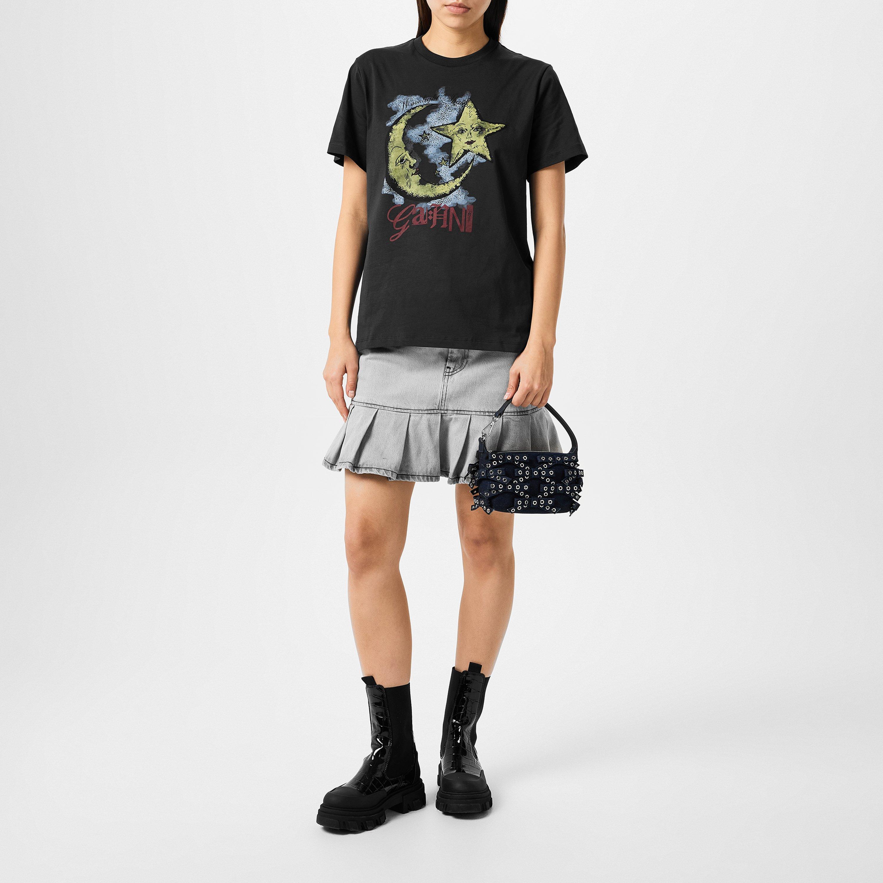 Dark Navy - Ganni - Bow Bag - 6