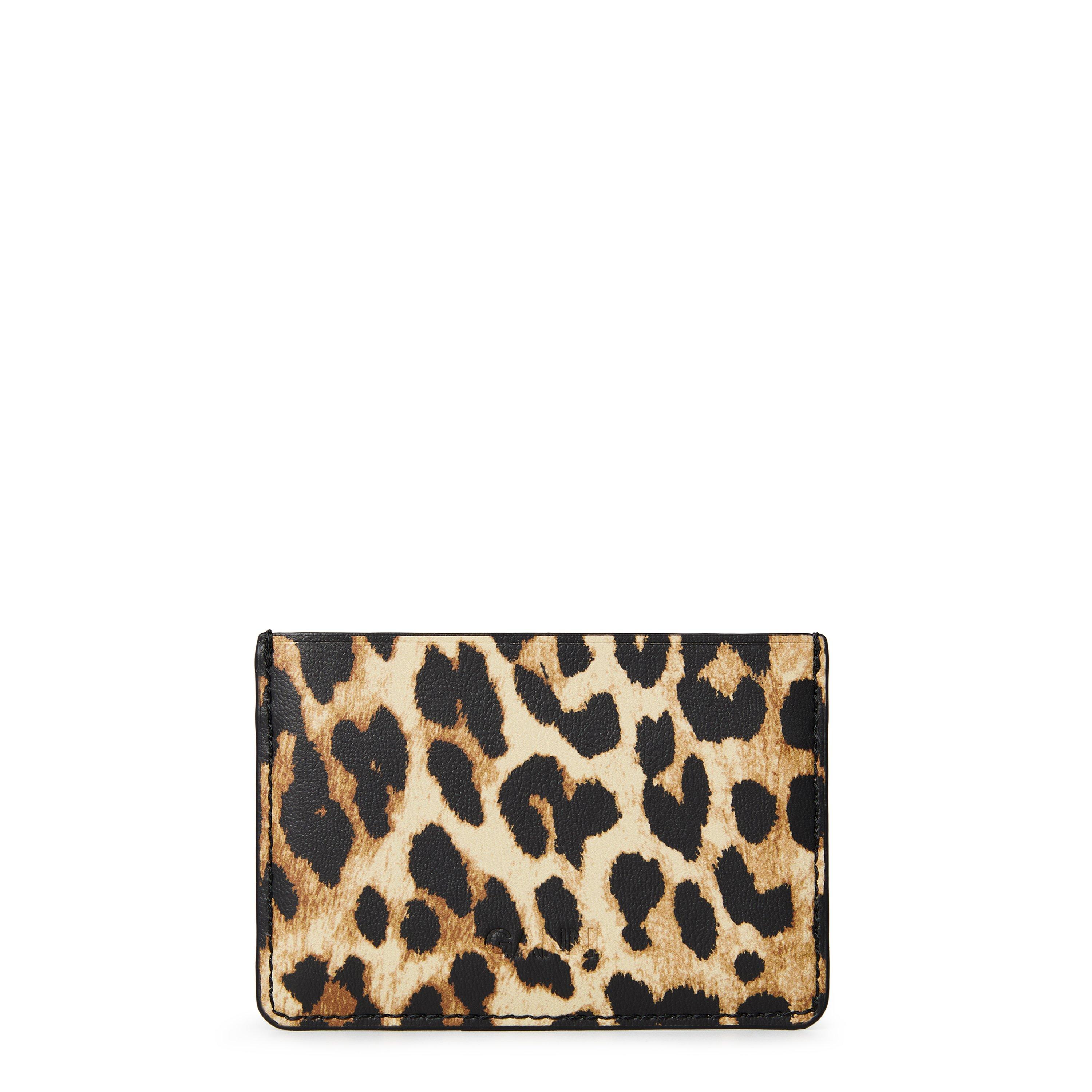 Leopard - Ganni - Women's Card Holder - 3