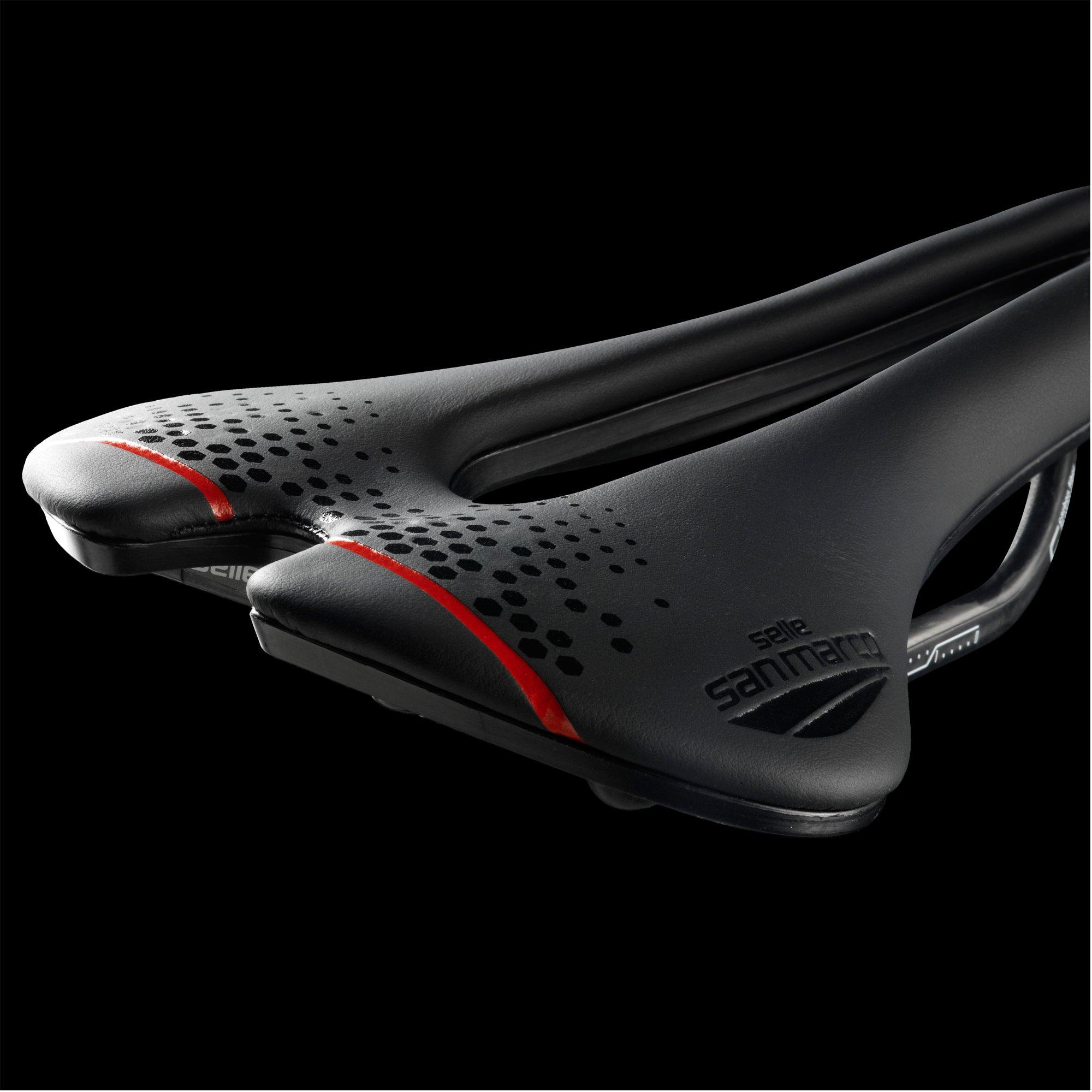 Black/Black - Selle San Marco - Aspide Short Carbon FX Saddle - 4