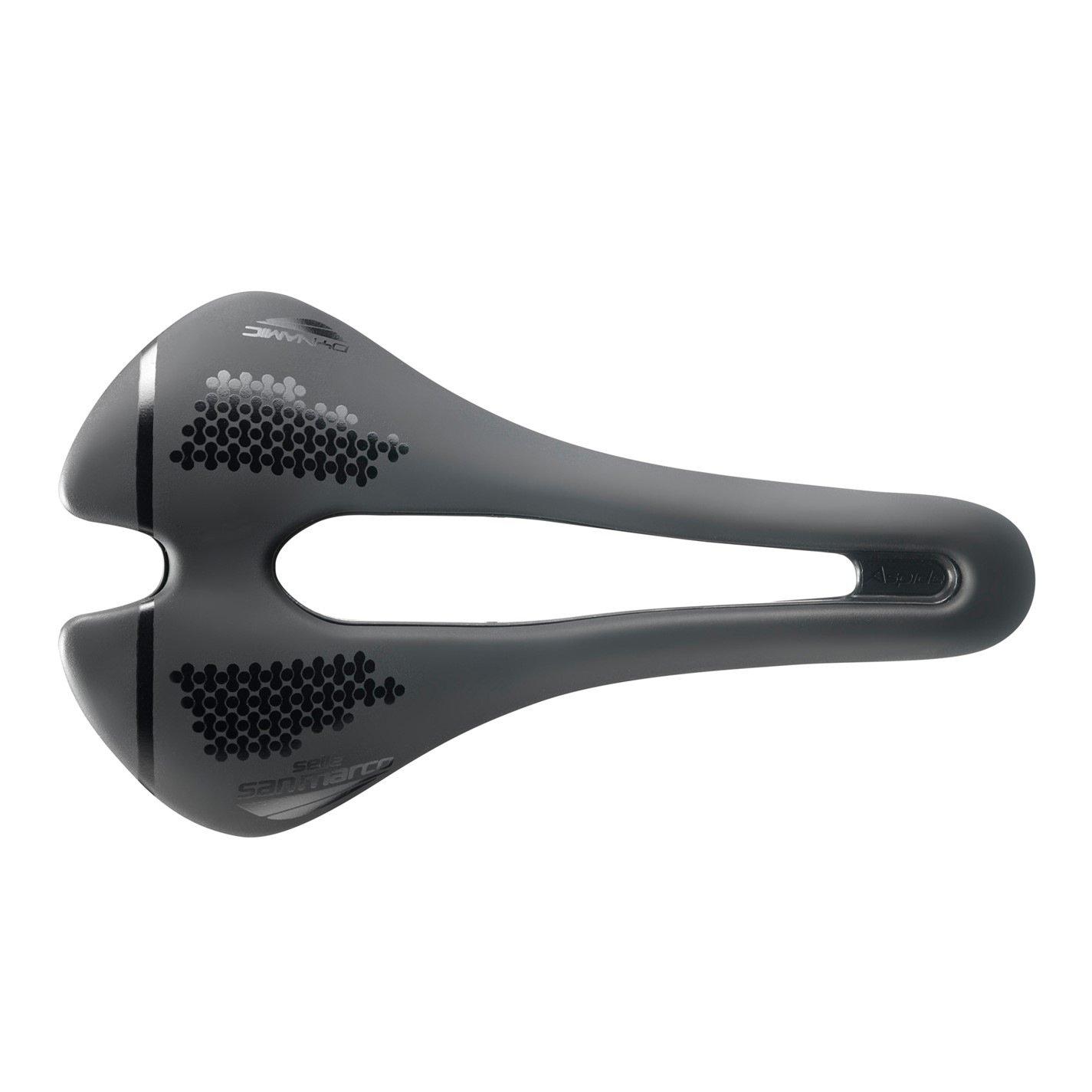 Selle San Marco Men's Aspide Short Dynamic Saddle - Black/Black - NARROW (S3