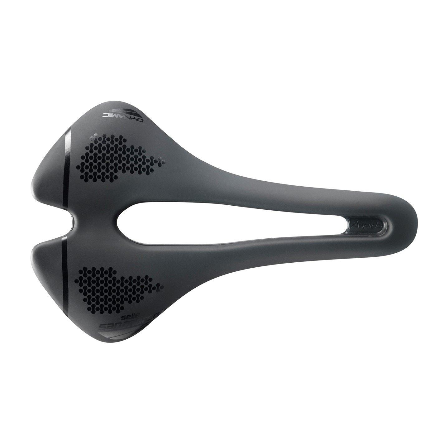 Black/Black - Selle San Marco - Aspide Short Comfort Dynamic Saddle - 4