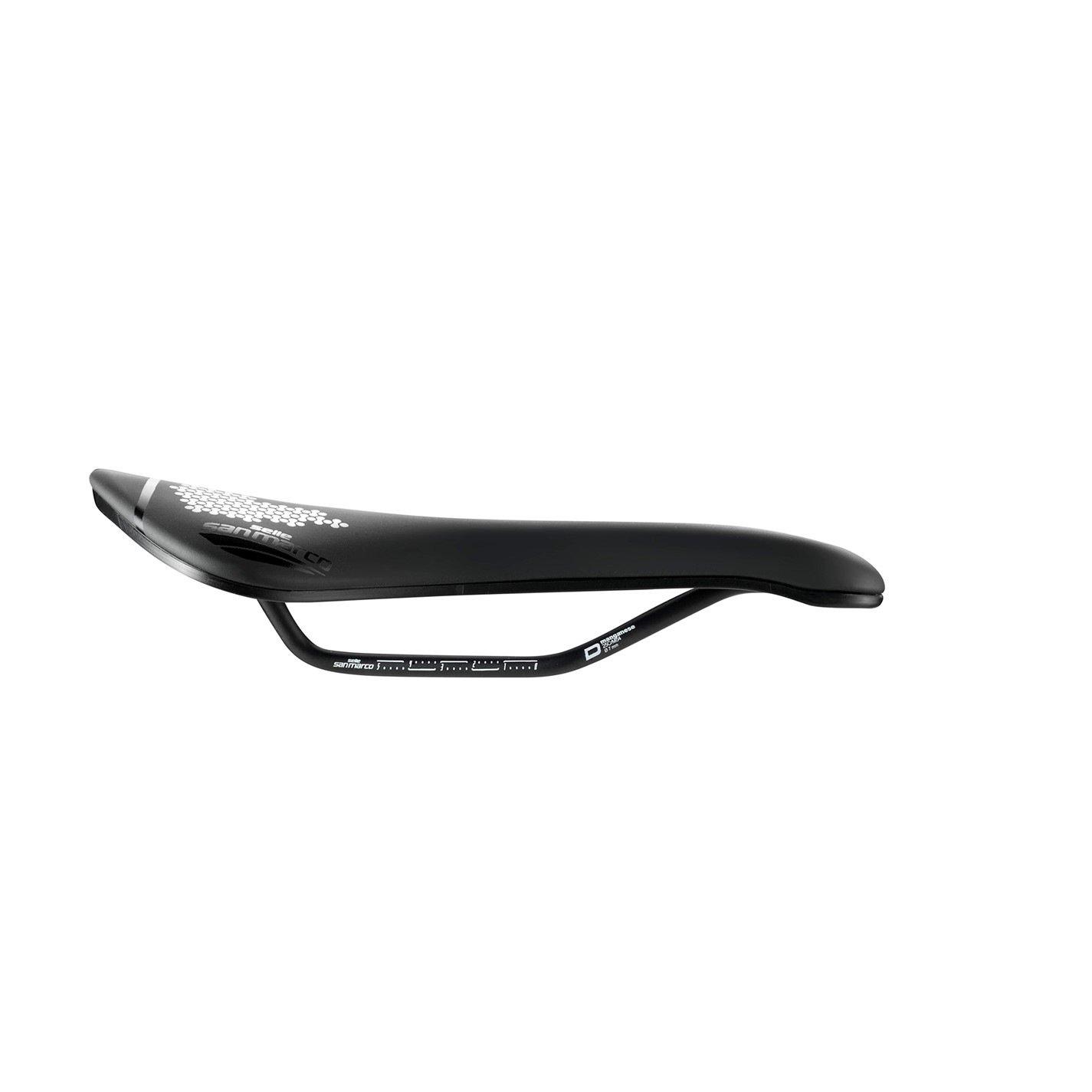 Black/Black - Selle San Marco - Aspide Short Comfort Dynamic Saddle - 5