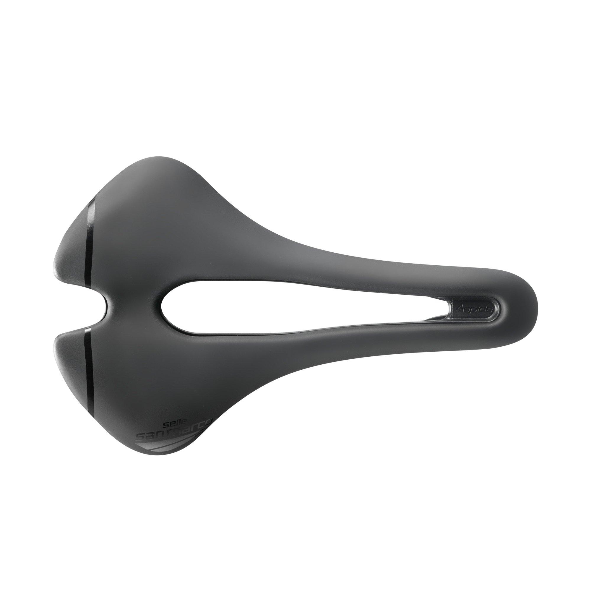 Selle San Marco Men's Aspide Short Sport Saddle - Black/Black - NARROW (S3