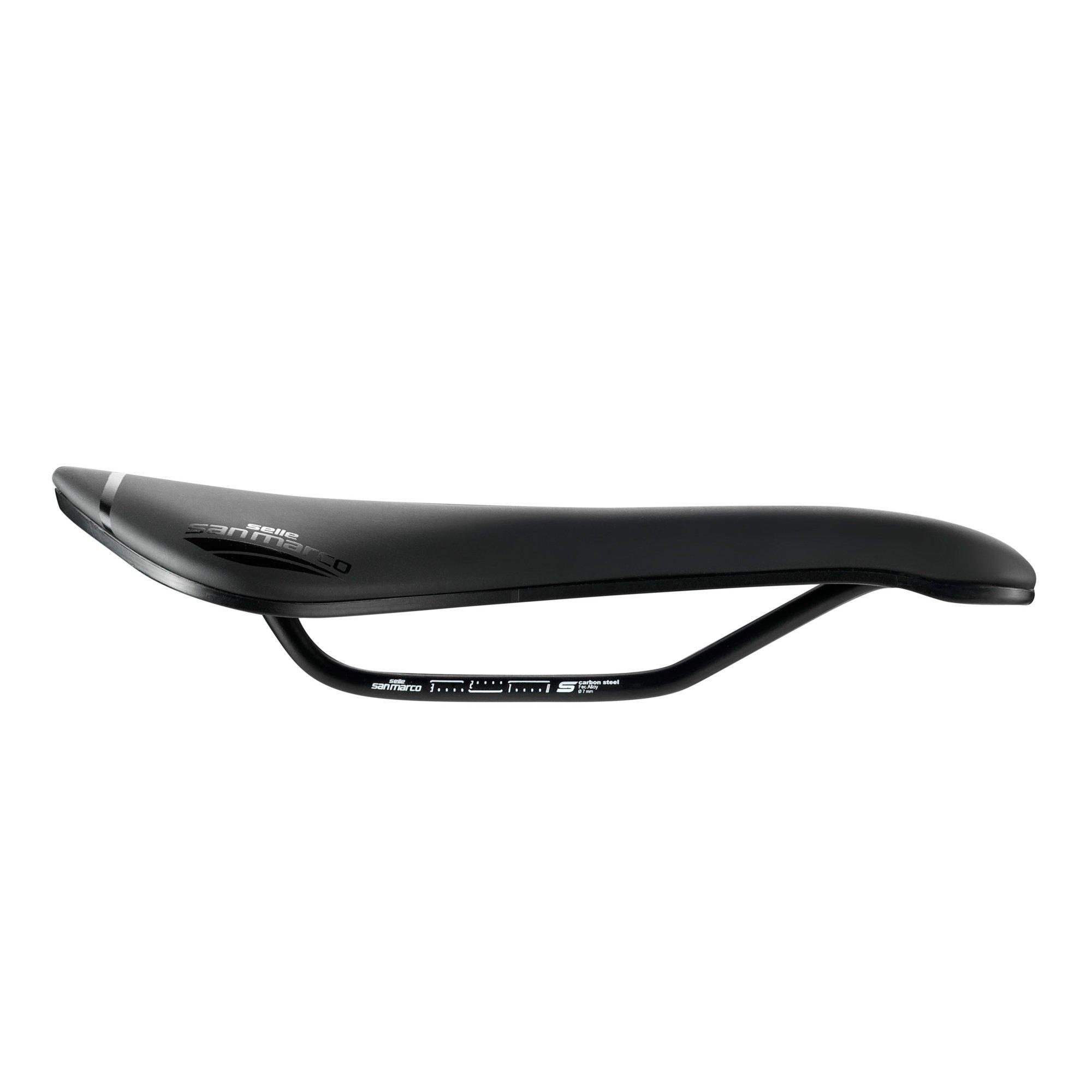 Black/Black - Selle San Marco - Aspide Short Sport Saddle - 2