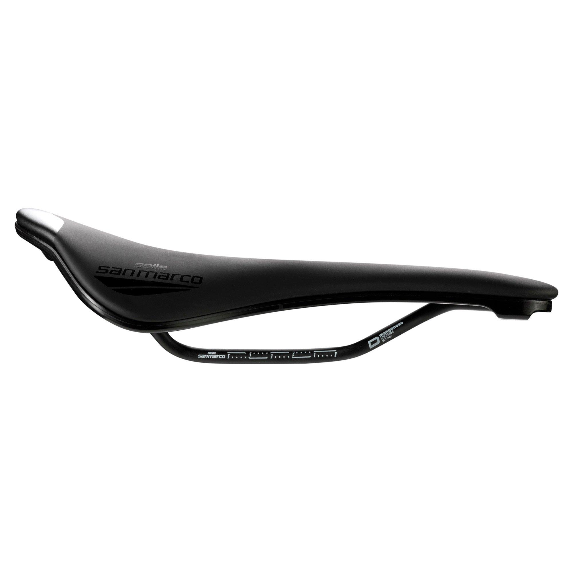 Black/Black - Selle San Marco - Shortfit 2.0 Dynamic Saddle - 2