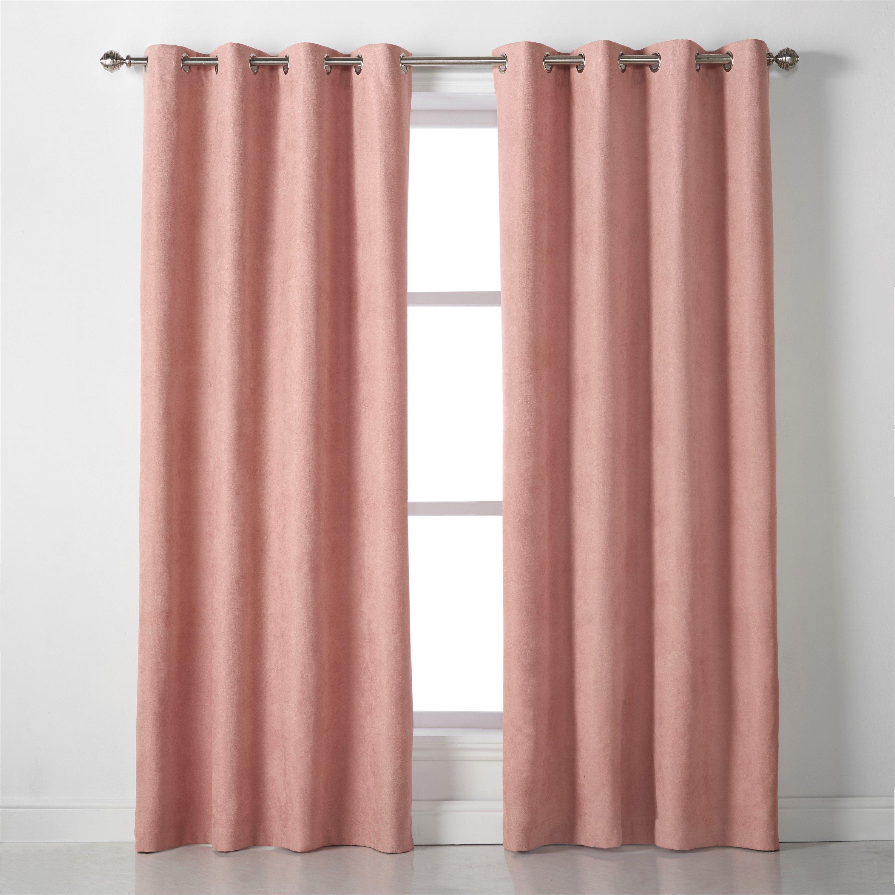 Velvet Chenille Eyelet Ring Top Curtains