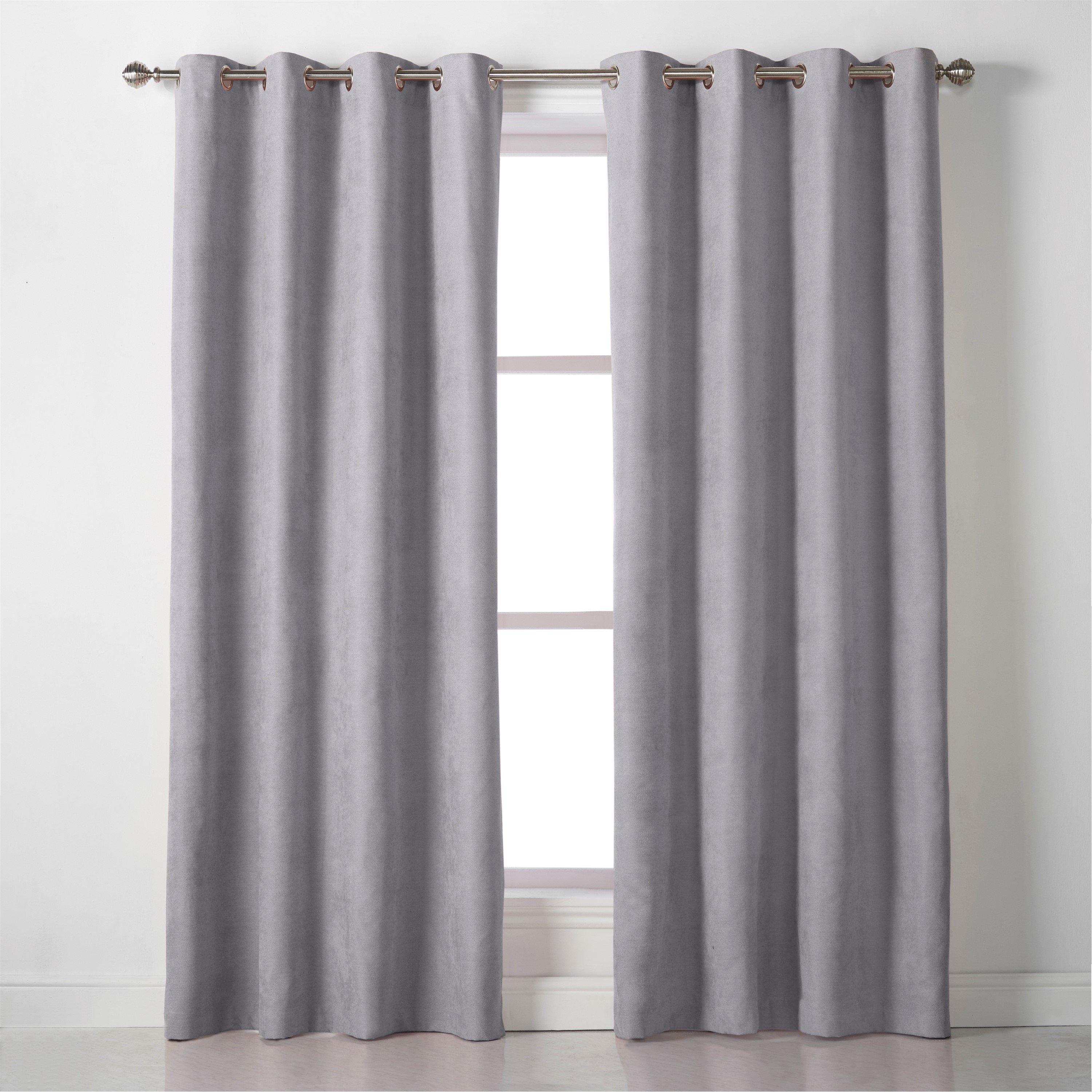 Velvet Chenille Eyelet Ring Top Curtains