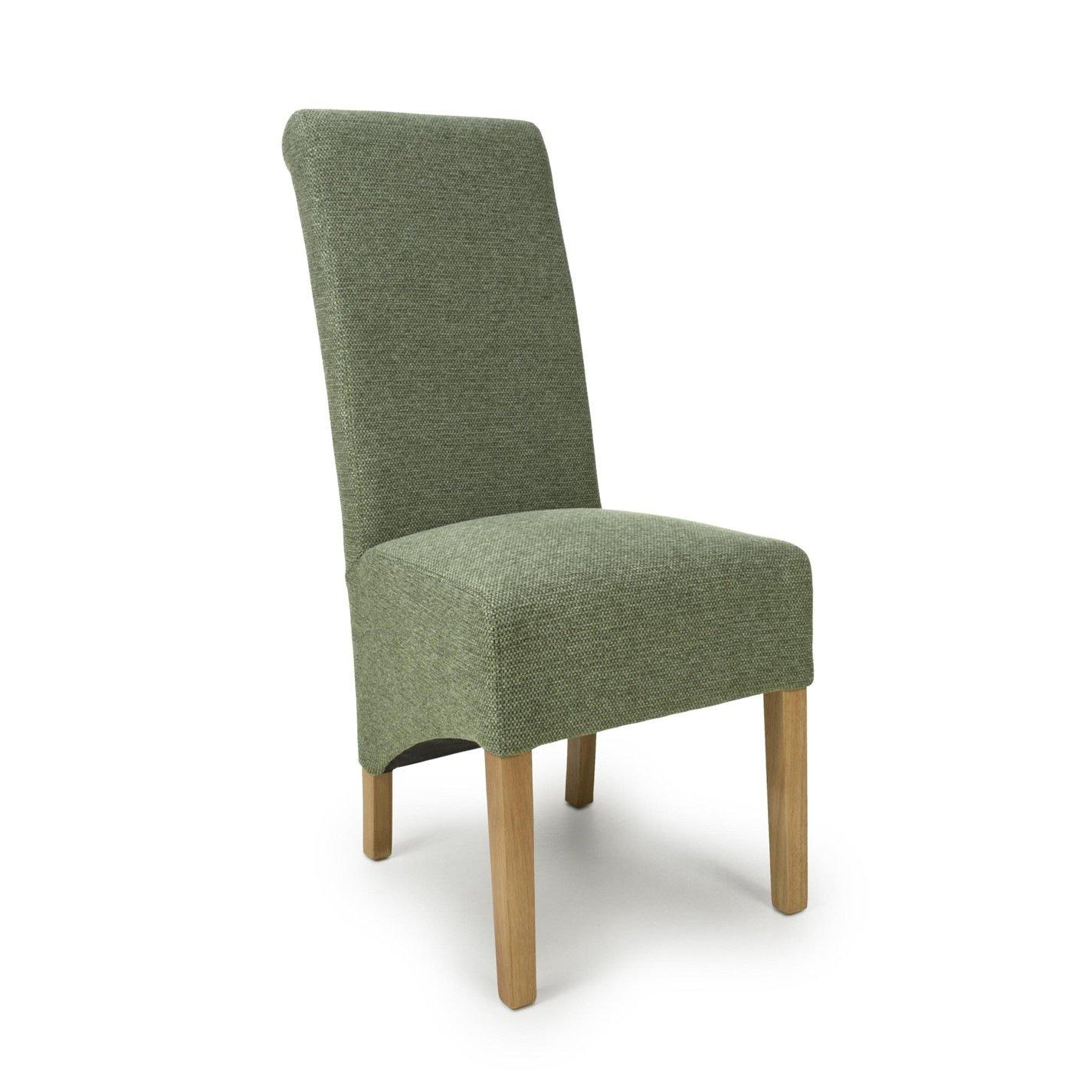 Green - Shankar - Set of 2 Krista Weave Green Dining Chairs - 7