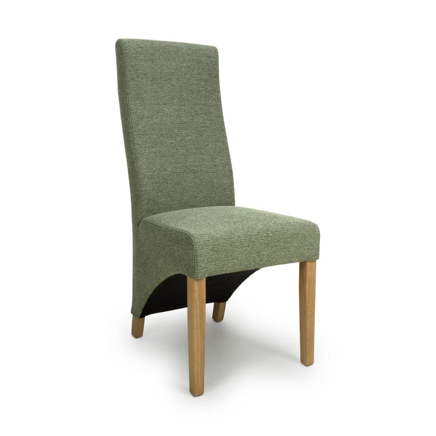 Green - Shankar - Set of 2 Baxter Weave Green Dining Chairs - 7
