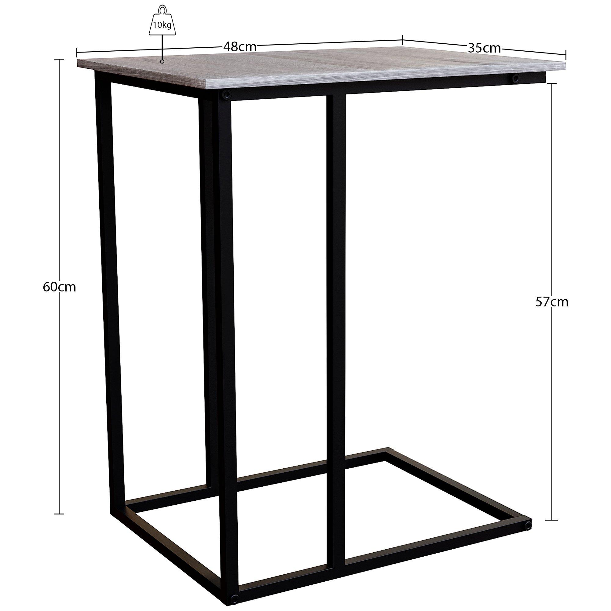 Grey - Lassic - Vida Designs Brooklyn Side Table - 2