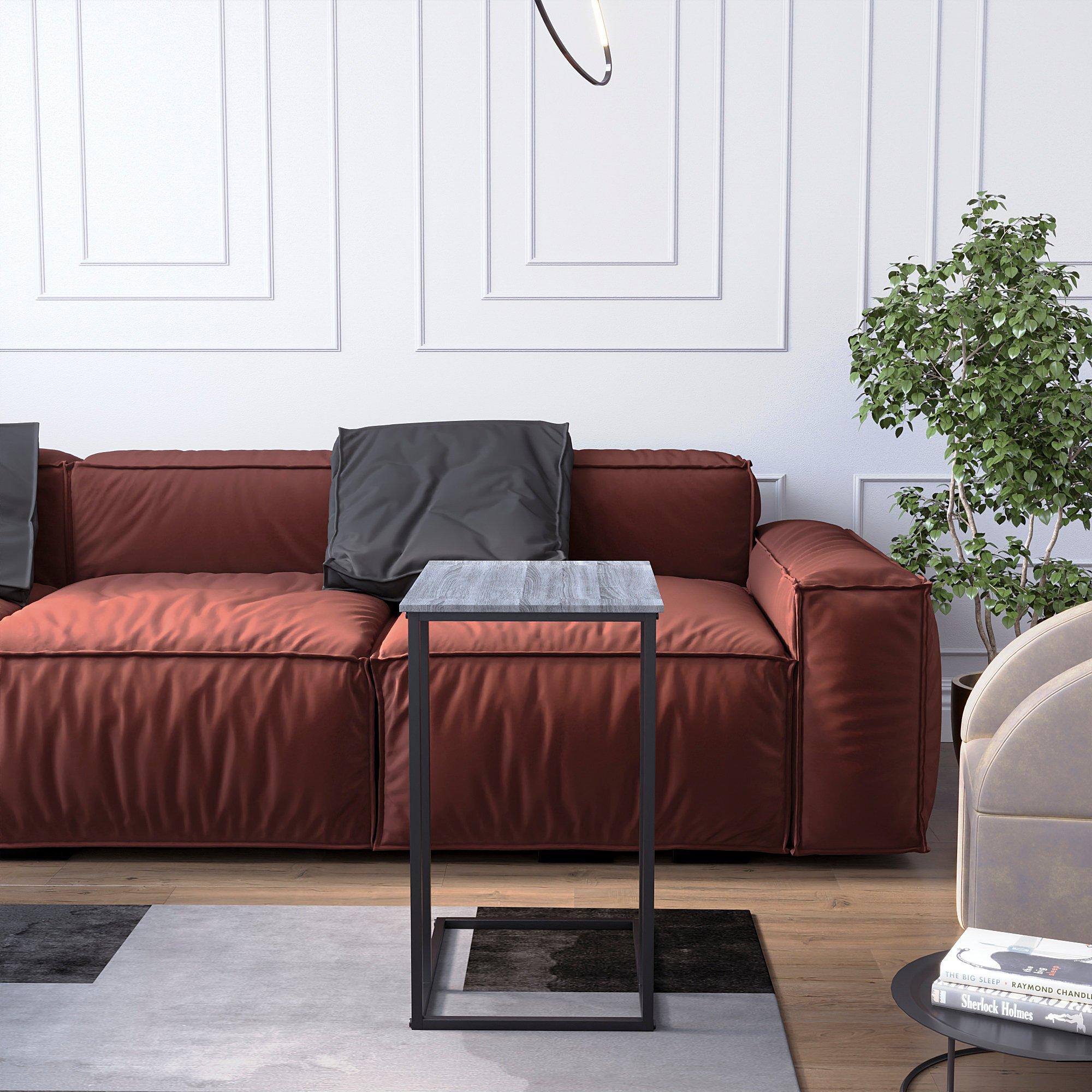 Grey - Lassic - Vida Designs Brooklyn Side Table - 3