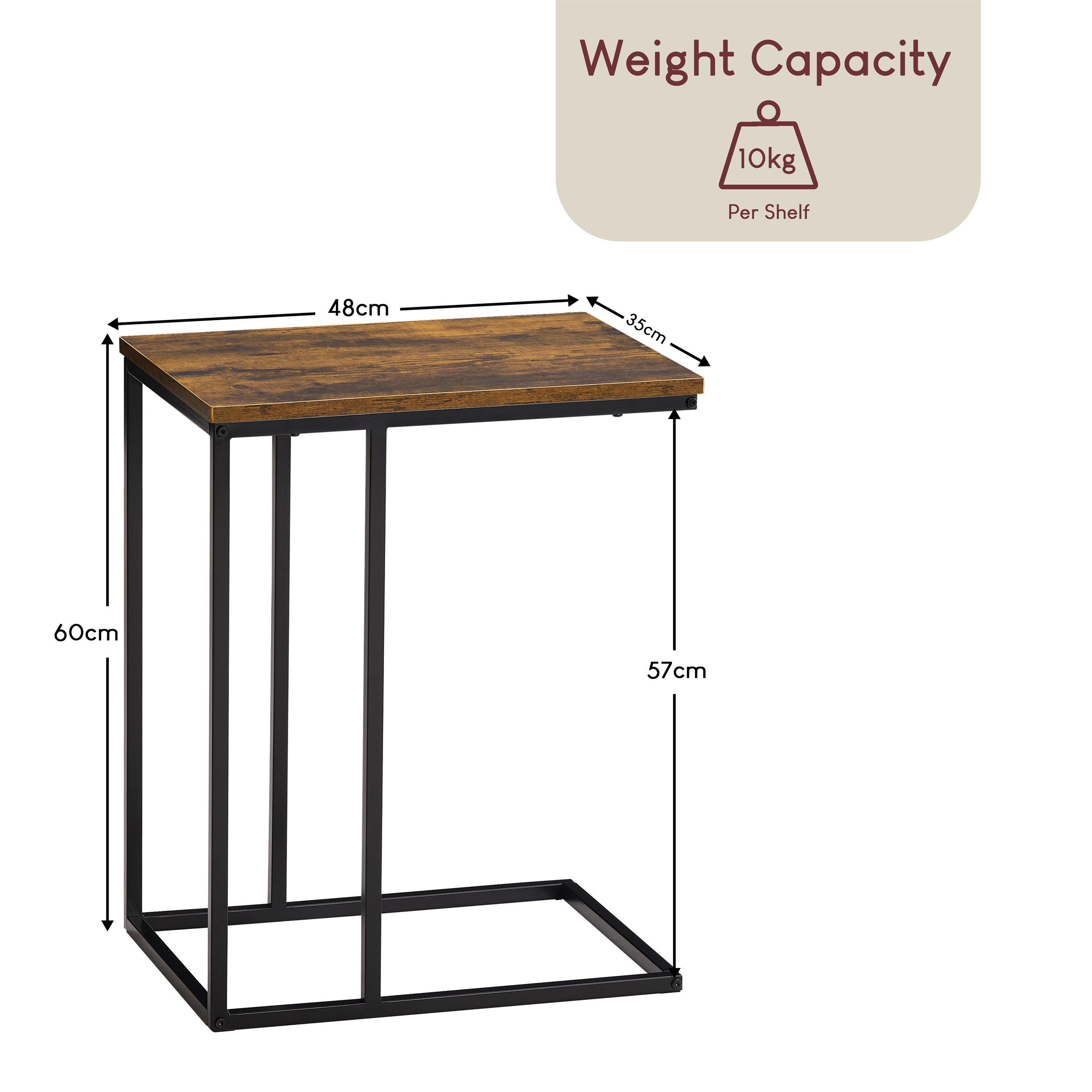 Dark Wood - Lassic - Vida Designs Brooklyn Side Table - 2