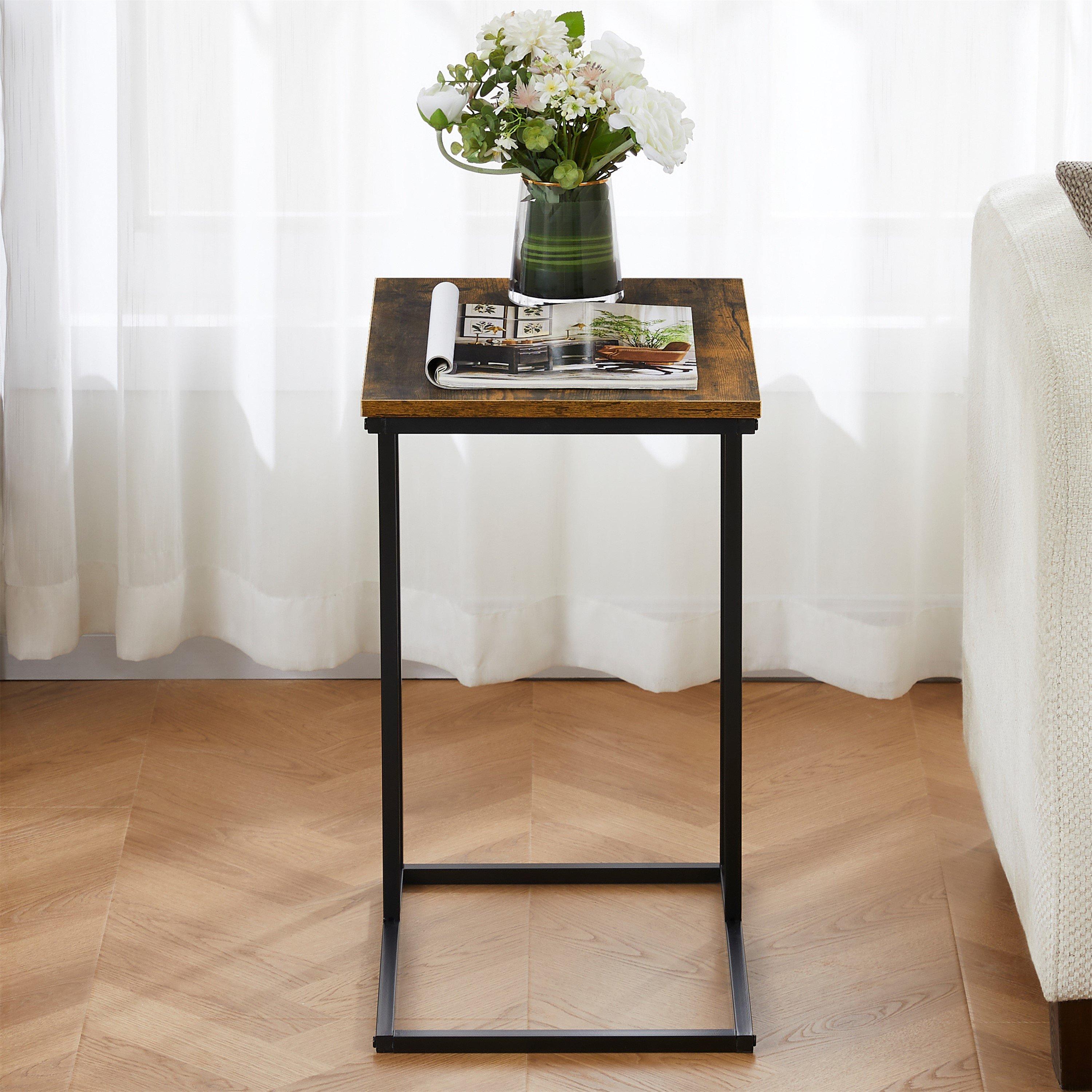 Dark Wood - Lassic - Vida Designs Brooklyn Side Table - 3
