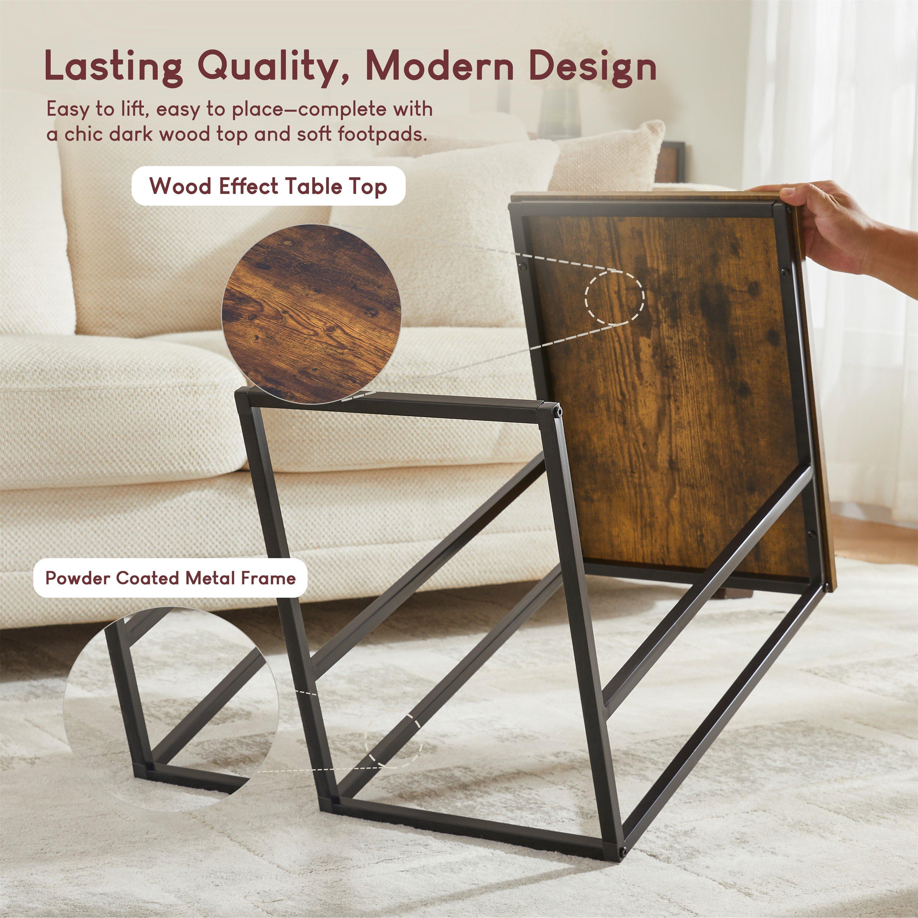 Dark Wood - Lassic - Vida Designs Brooklyn Side Table - 6