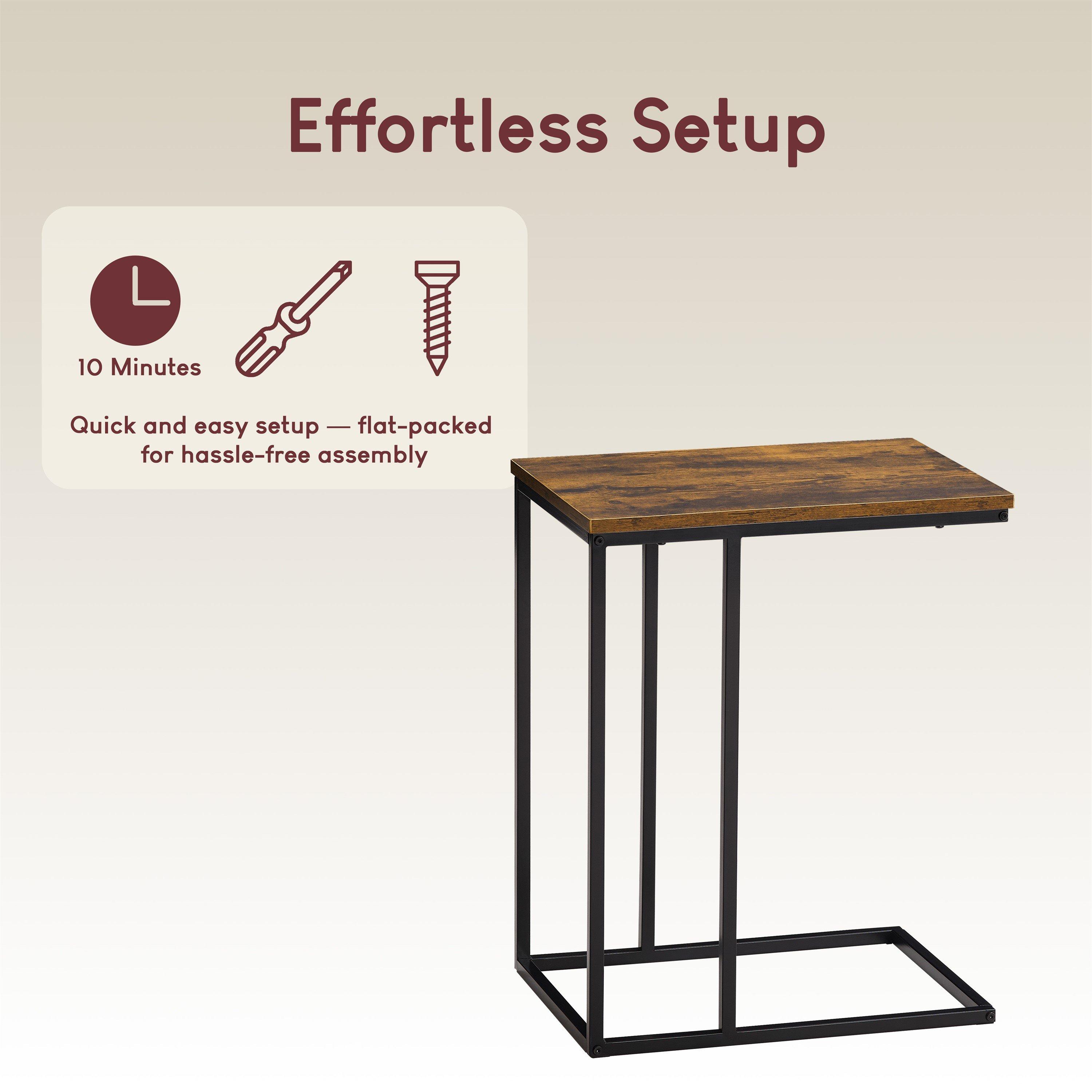 Dark Wood - Lassic - Vida Designs Brooklyn Side Table - 7