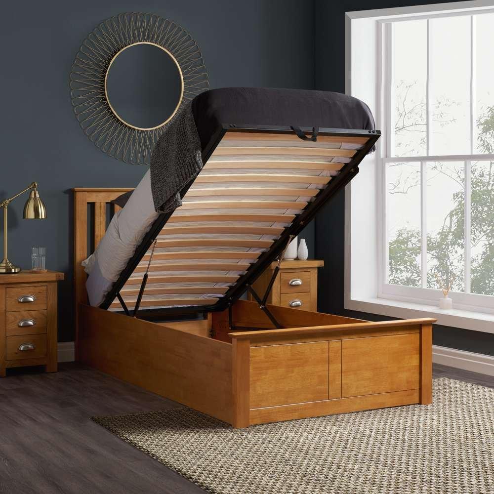 Oak-Effect - Birlea - Phoenix Ottoman Bed - 2