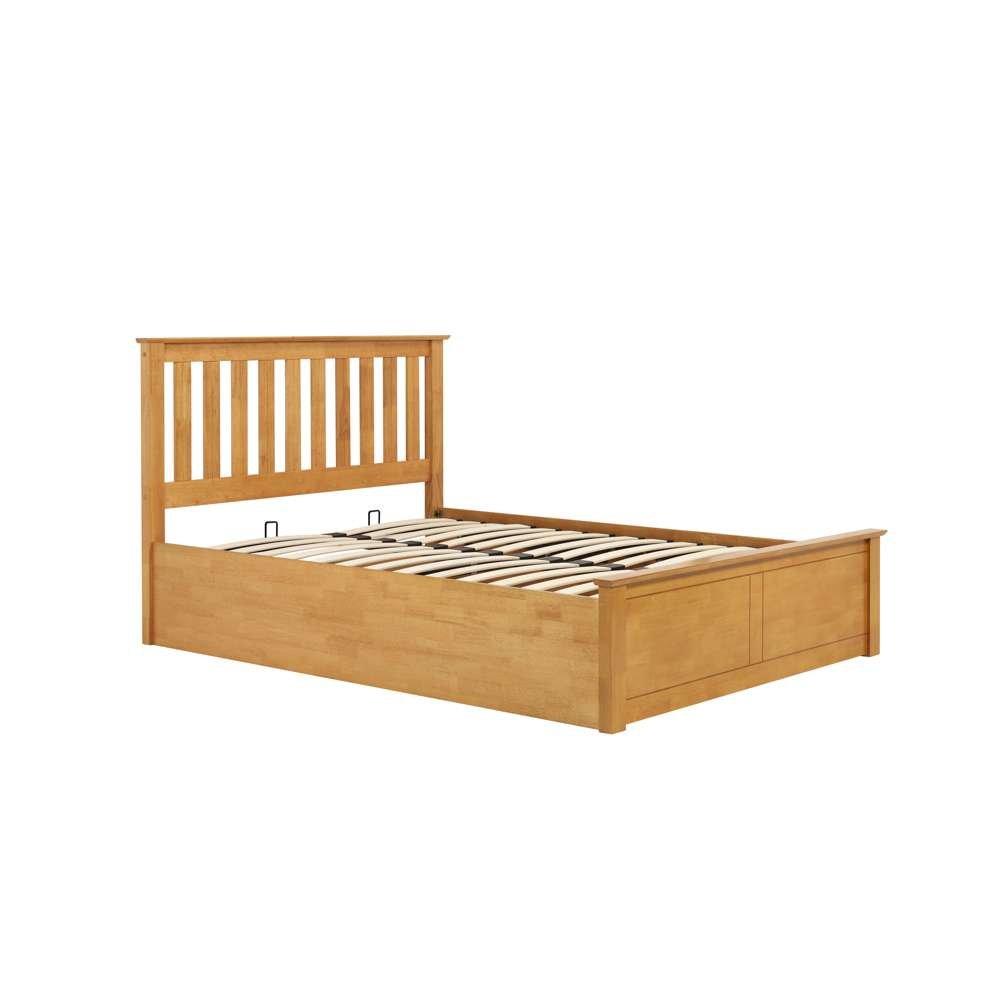 Oak-Effect - Birlea - Phoenix Ottoman Bed - 8