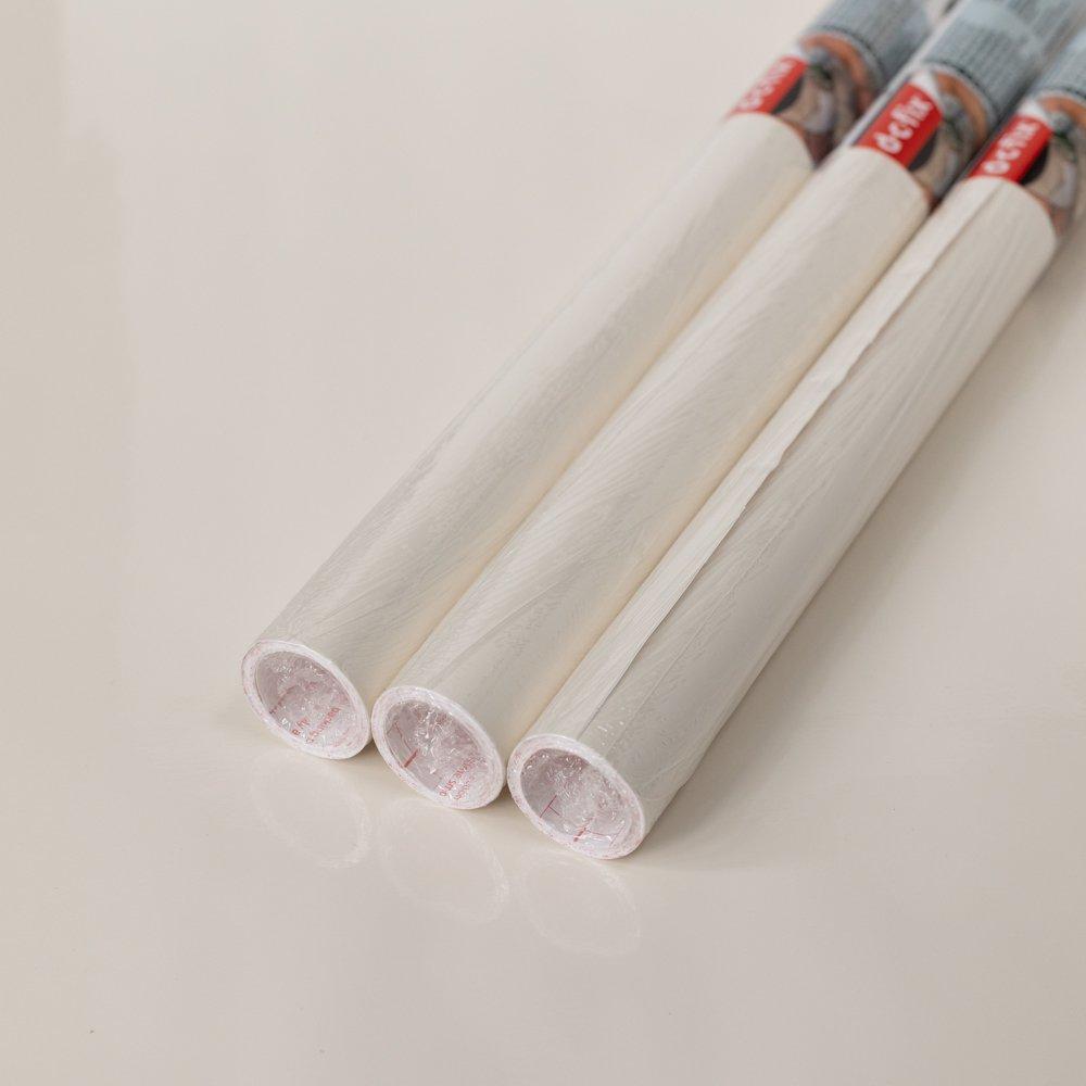 Light Cream - D C Fix - Glossy Cream Self Adhesive Vinyl Pack 3 - 1