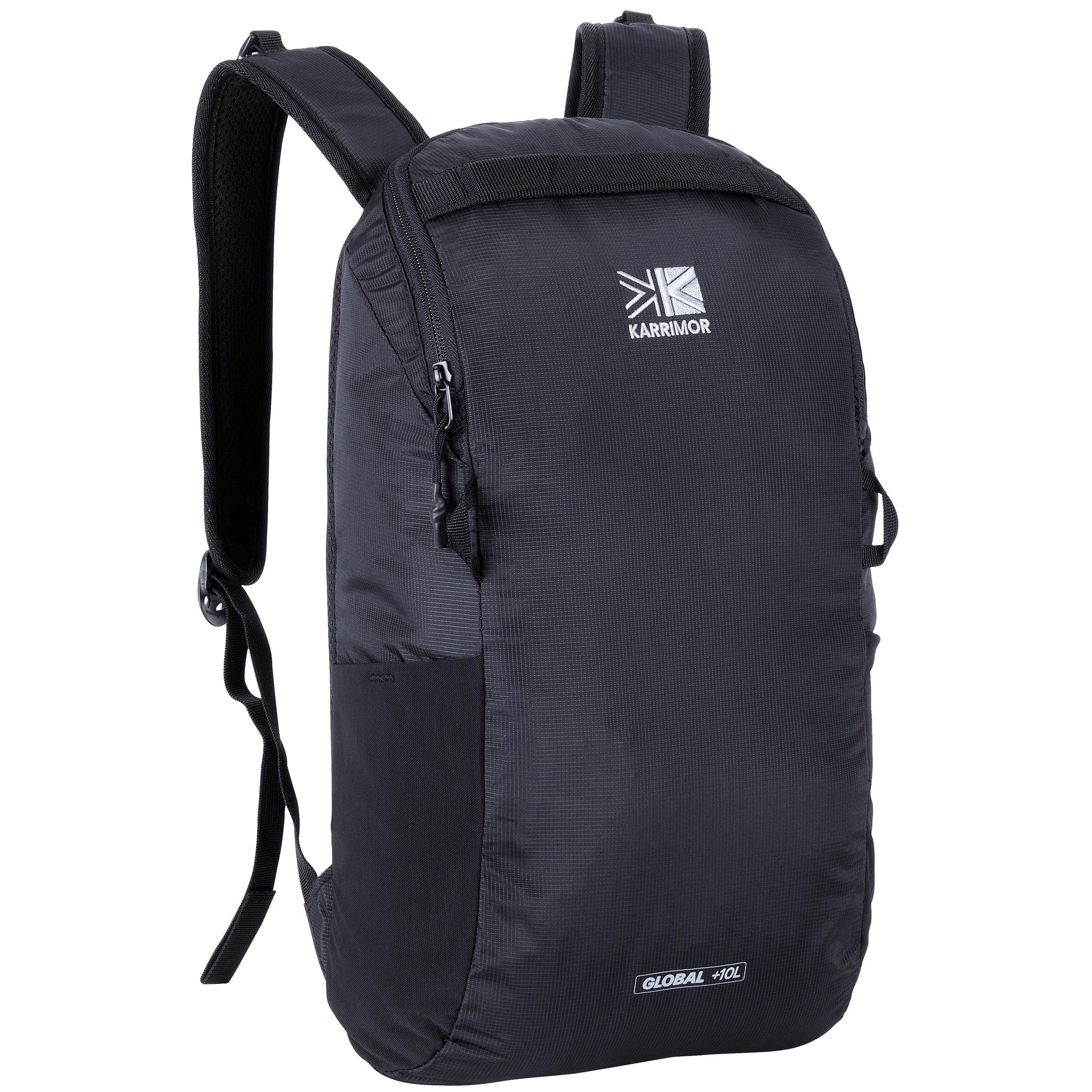 Black - Karrimor - Global 55+10L Travel Backpack - 3