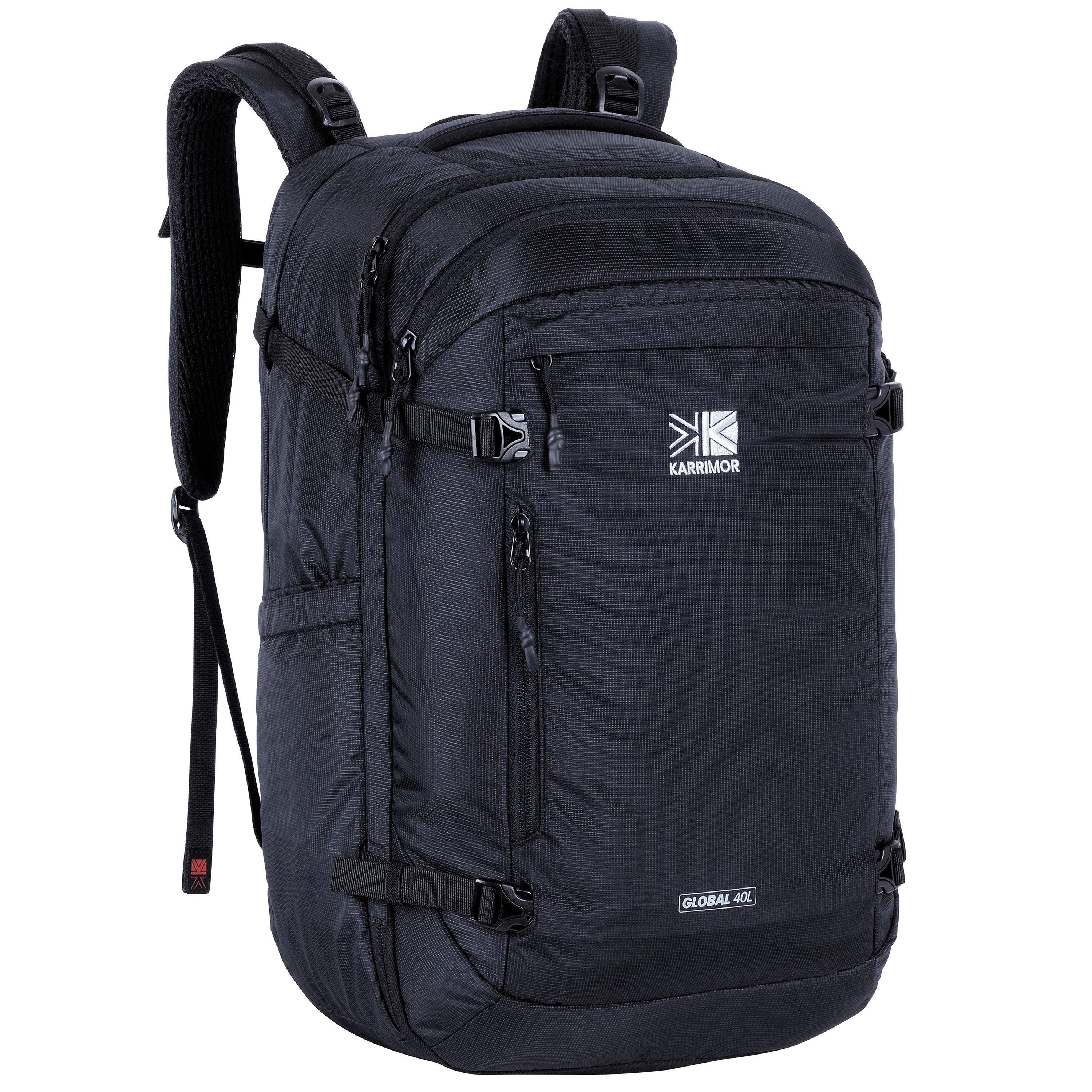 Black - Karrimor - Global 40L Travel Backpack - 1