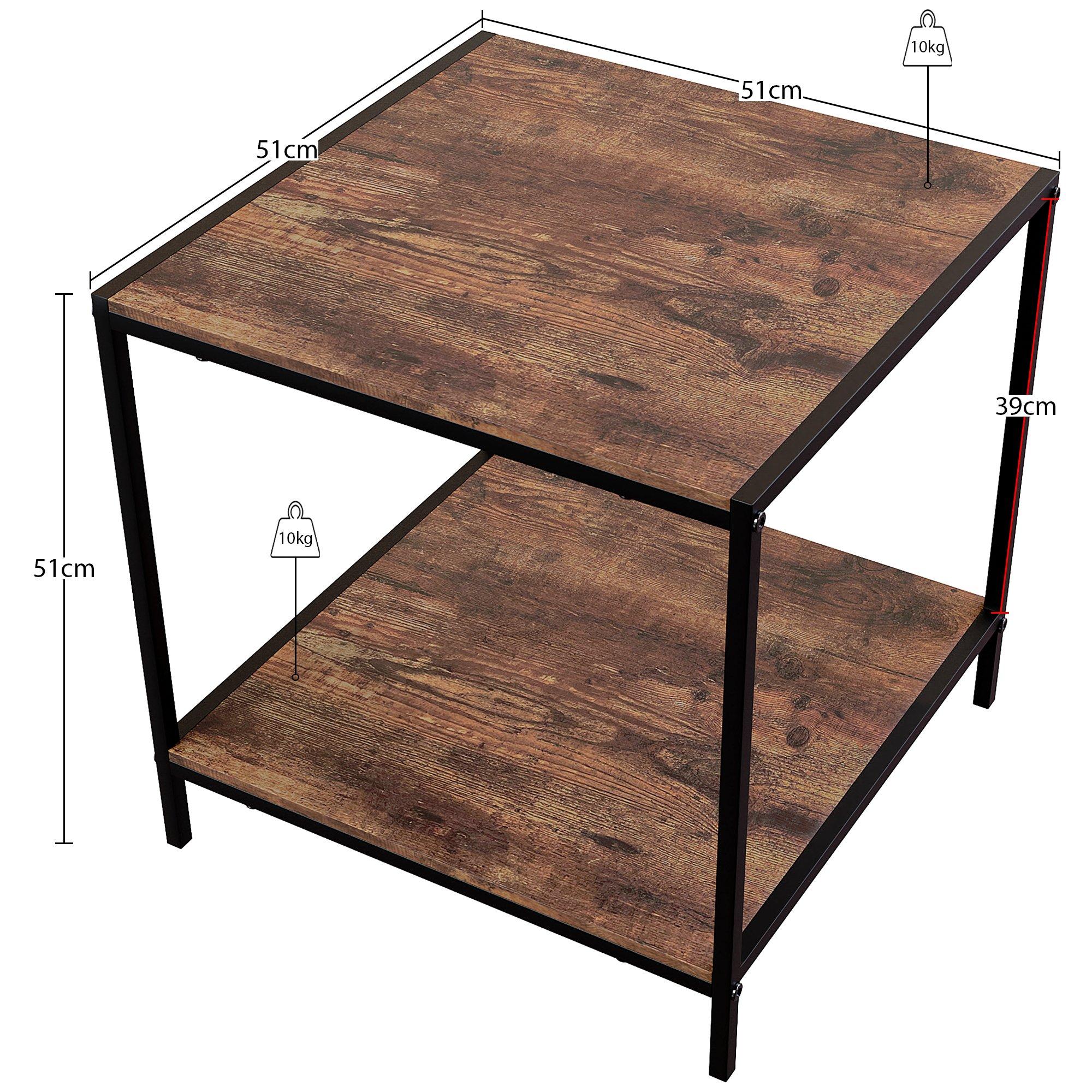 Dark Wood - Lassic - Vida Designs Brooklyn End Table - 2