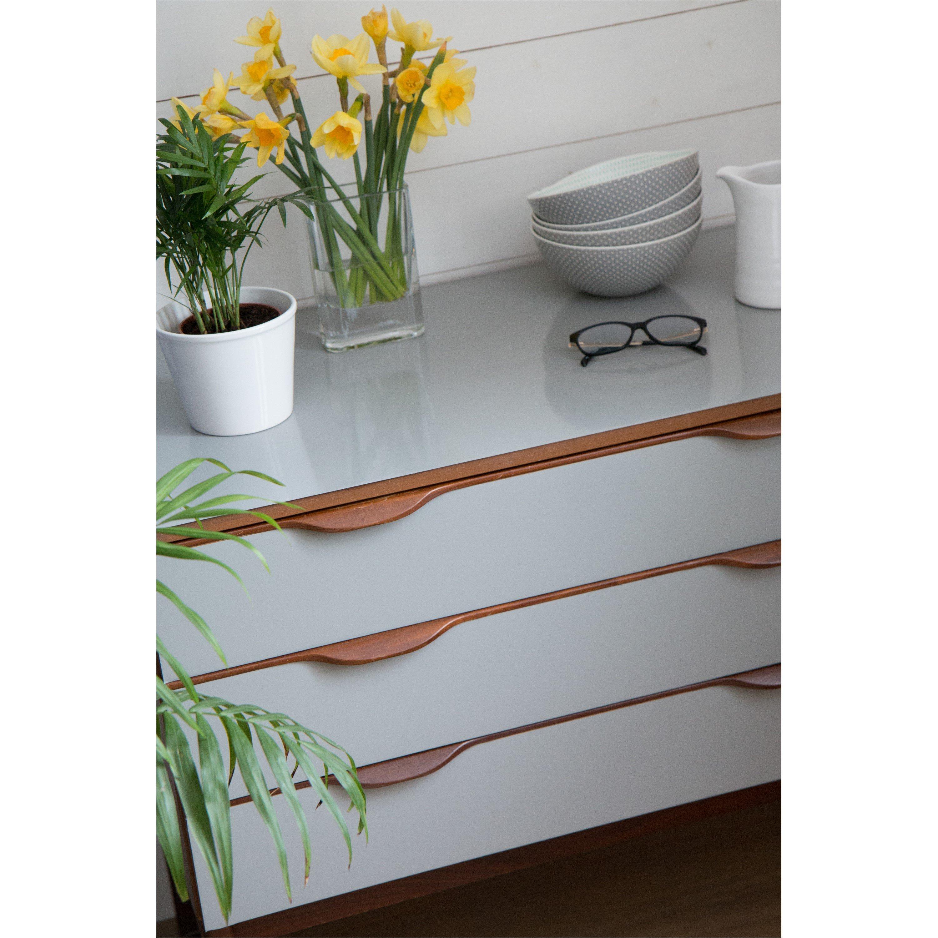 Grey - D C Fix - dc fix Glossy Grey Self Adhesive Vinyl Pack 3 - 2