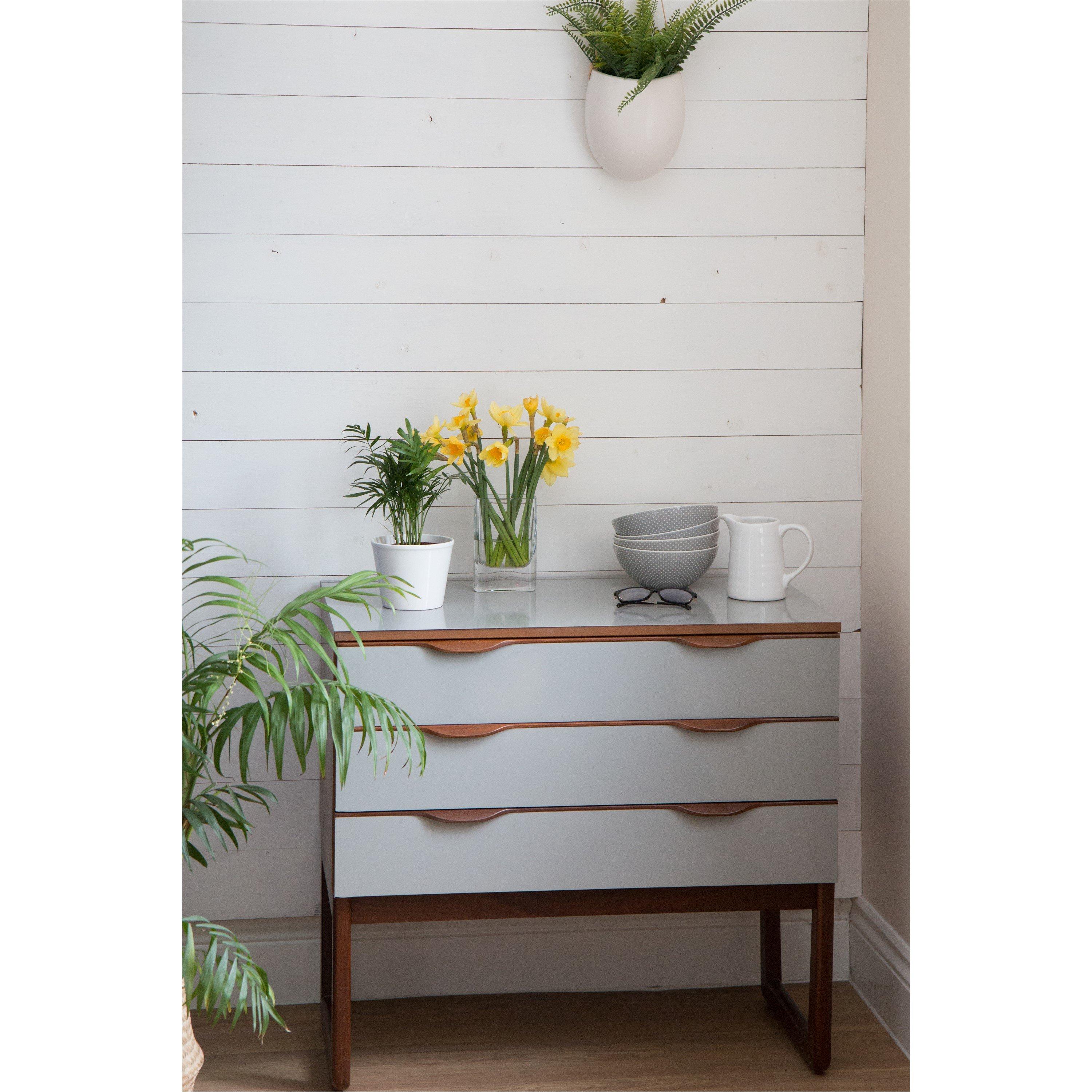 Grey - D C Fix - dc fix Glossy Grey Self Adhesive Vinyl Pack 3 - 3