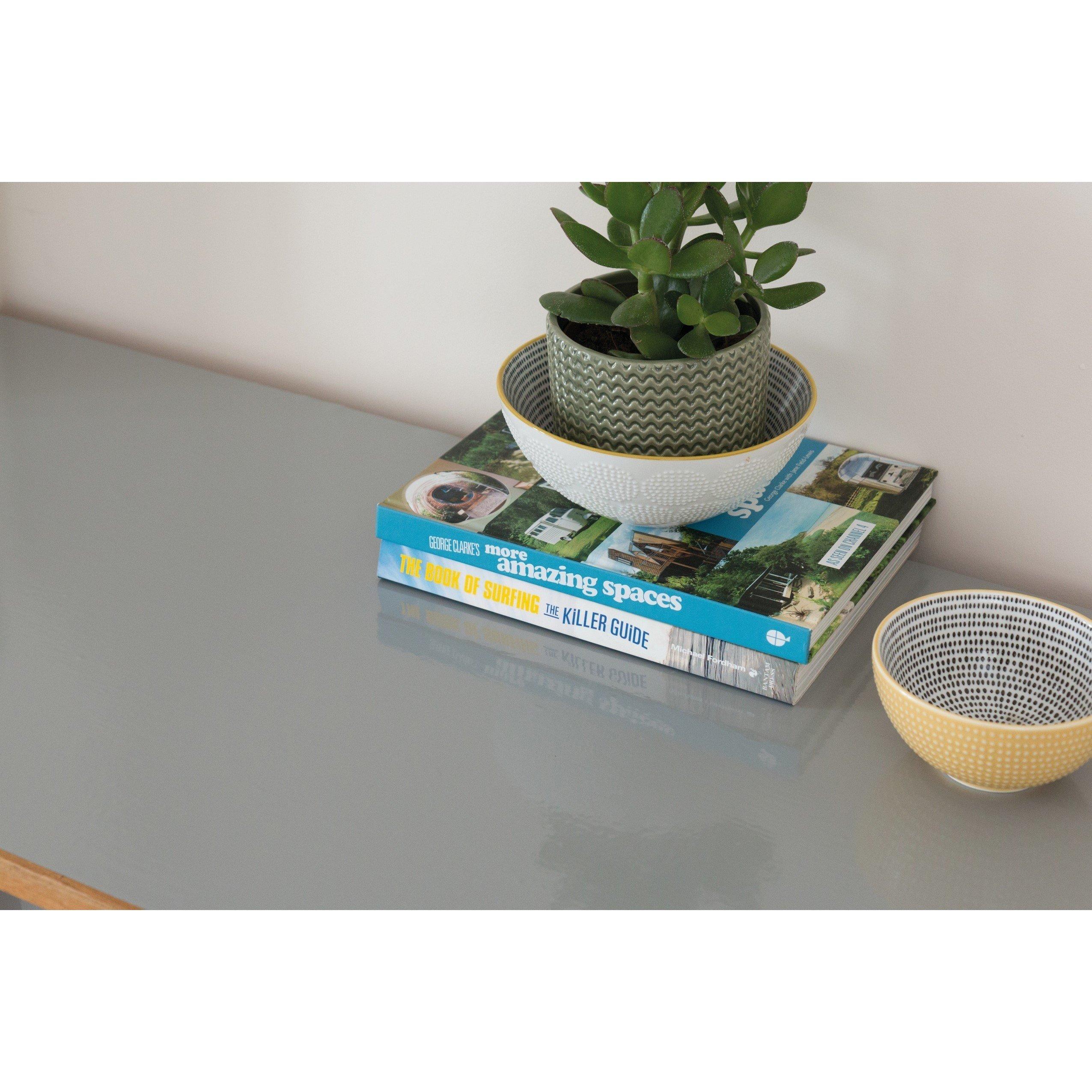 Grey - D C Fix - dc fix Glossy Grey Self Adhesive Vinyl Pack 3 - 4