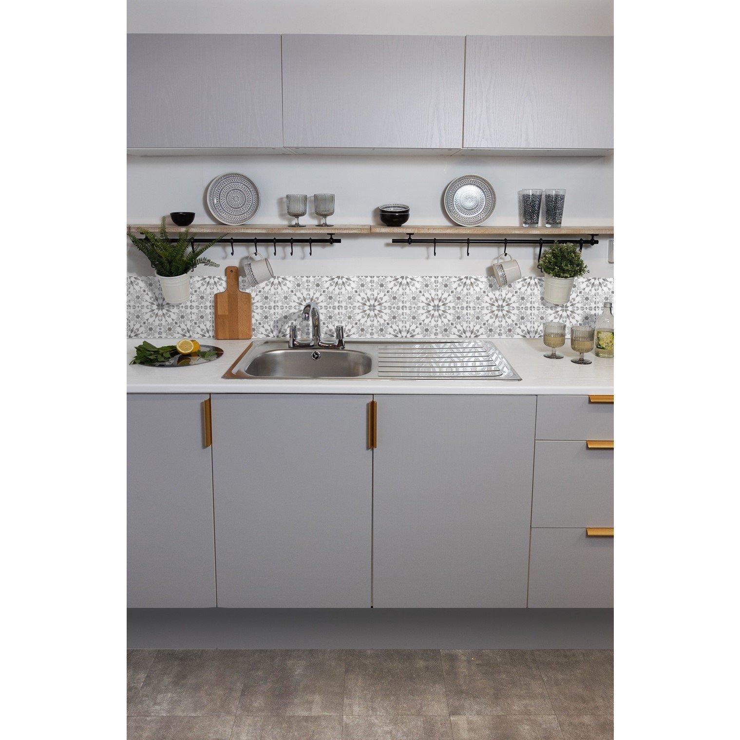 Light Grey - D C Fix - dc fix Matt Light Grey Self Adhesive Vinyl Pack 3 - 4