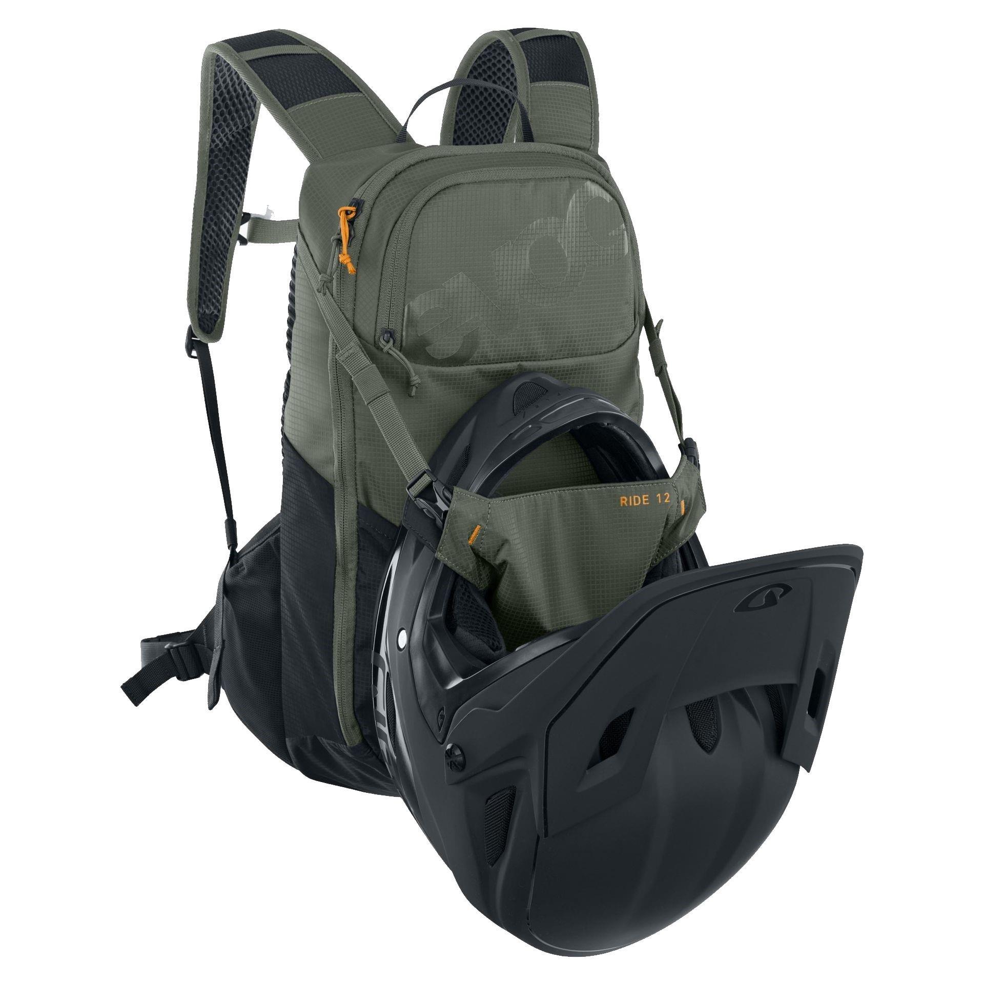 Dark Olive/Blac - Evoc - Ride Hydration Backpack 12L + 2L Bladder - 6