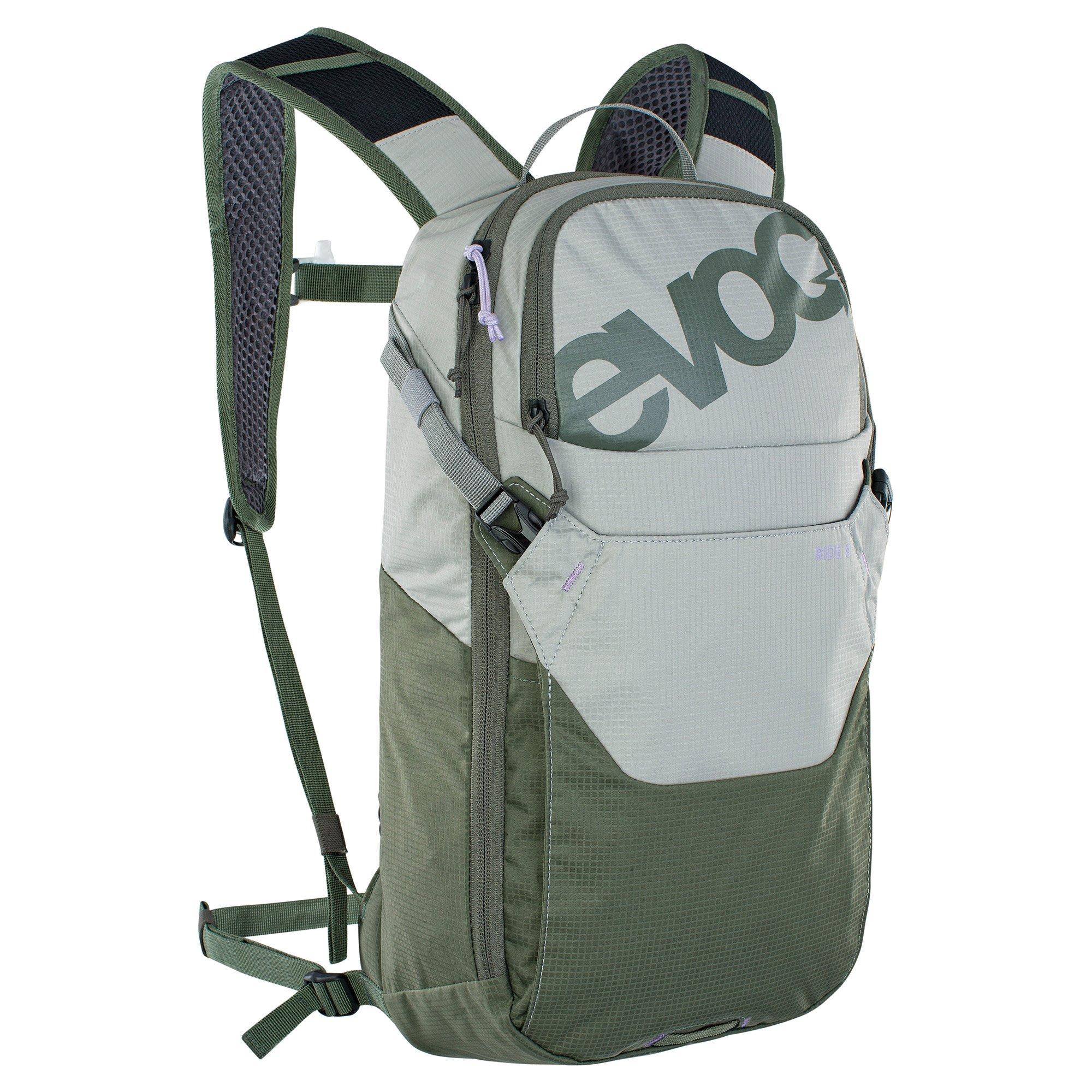 Evoc  Ride Performance Backpack 8L - Stone/Dark Oliv