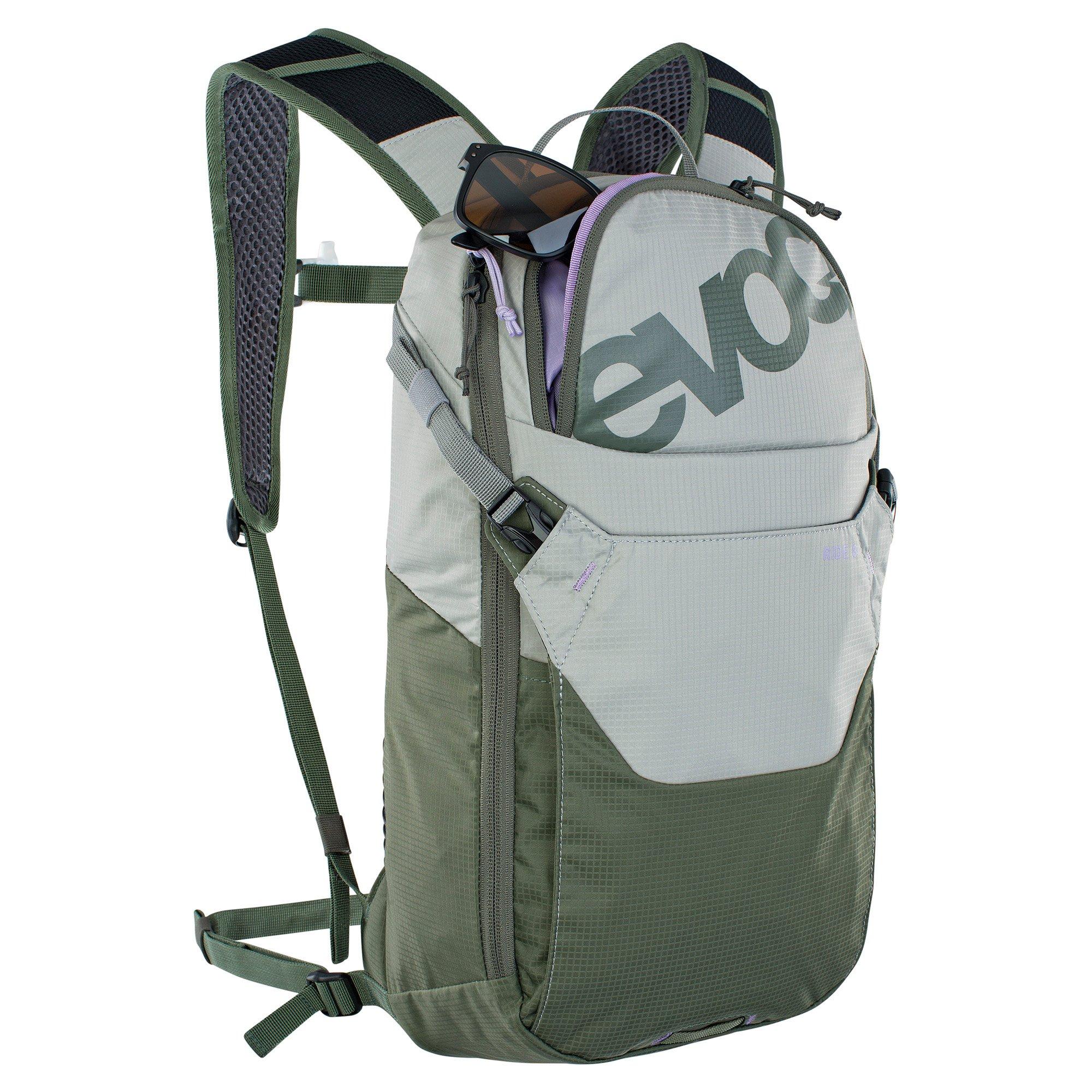Stone/Dark Oliv - Evoc - Ride Performance Backpack 8L - 3