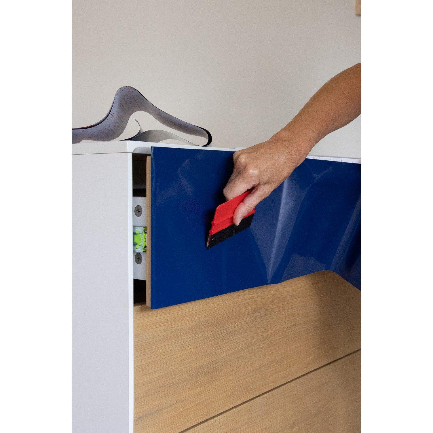 Navy Blue - D C Fix - dc fix Glossy Navy Blue Self Adhesive Vinyl Pack 3 - 2