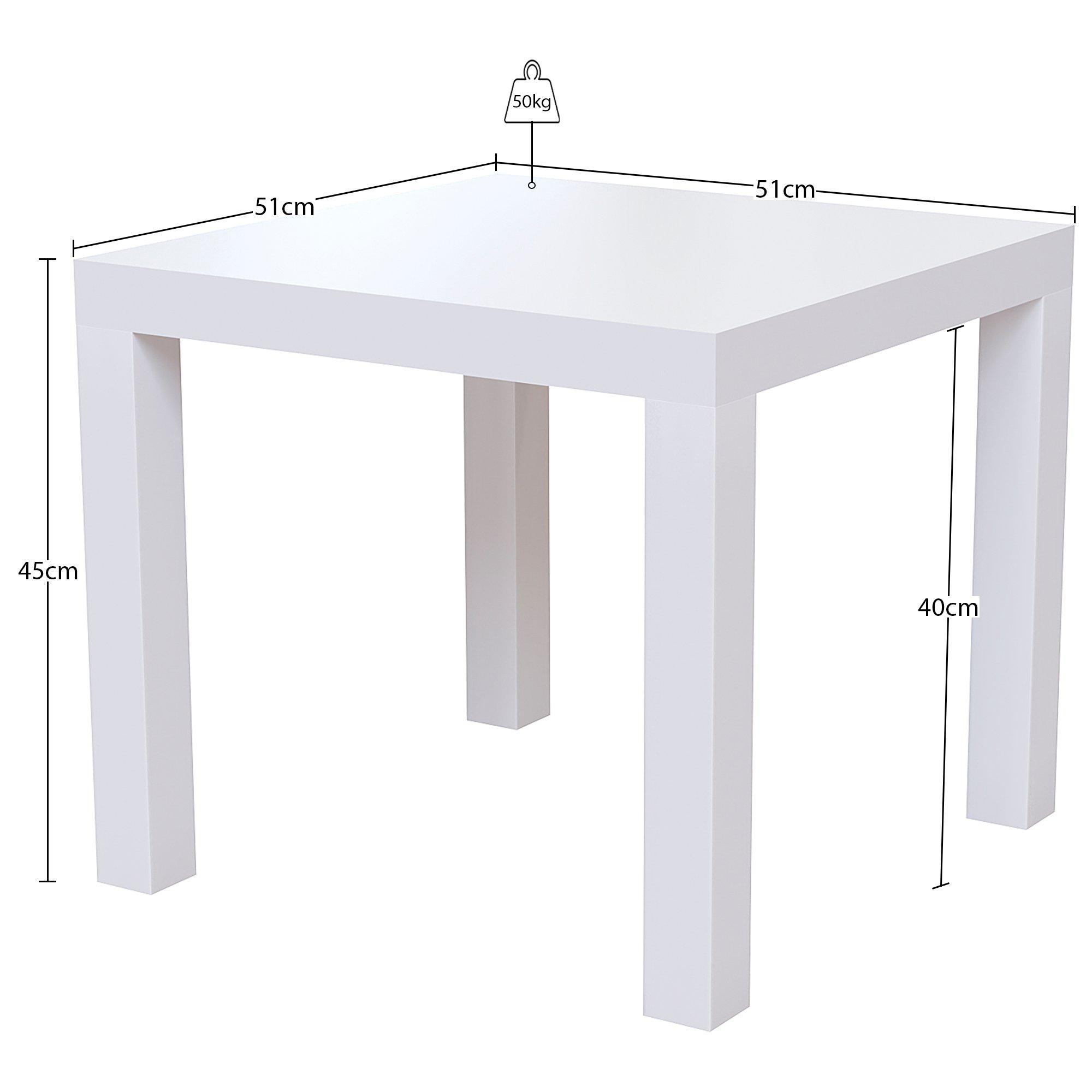 White - Lassic - Vida Designs Beeston Side Table - 2