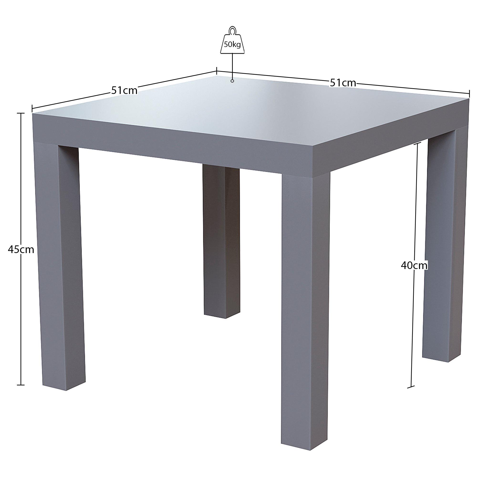 Grey - Lassic - Vida Designs Beeston Side Table - 2