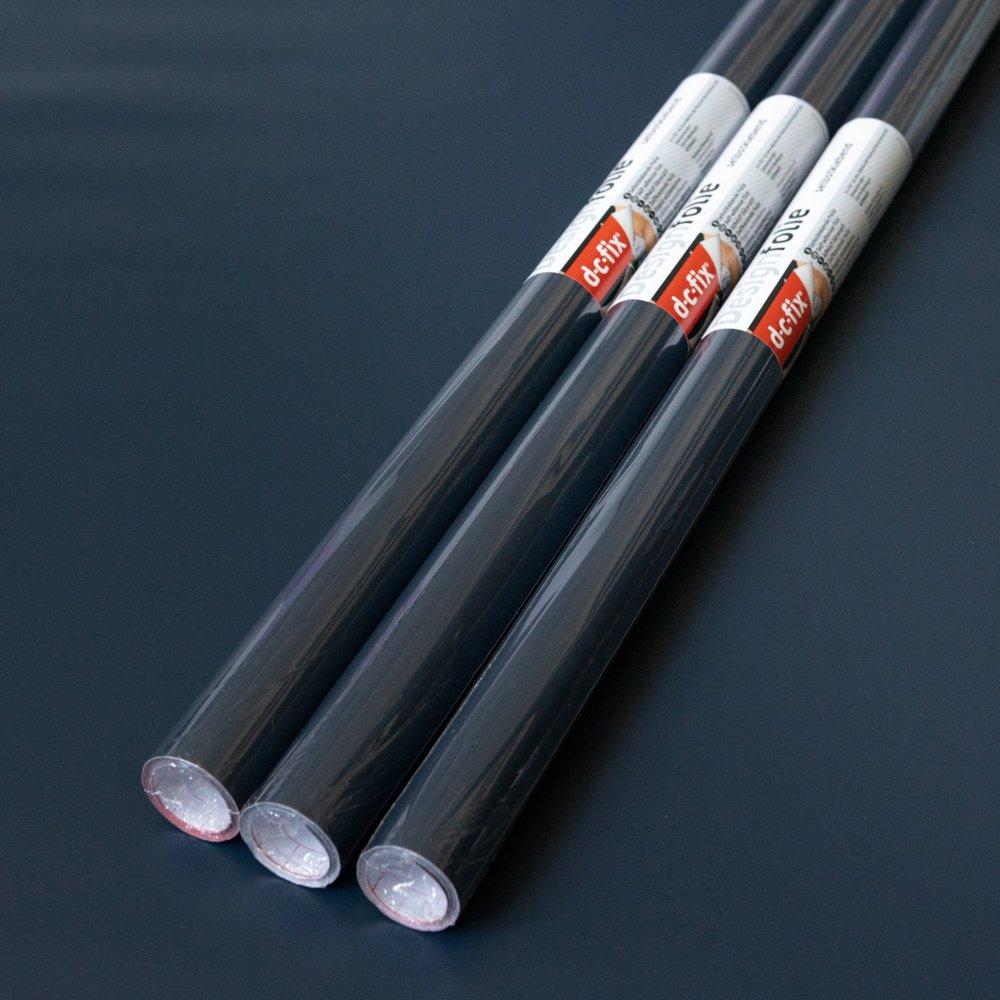 Midnight Navy - D C Fix - dc fix Matt Midght Navy Self Adhesive Vinyl Pack 3 - 1